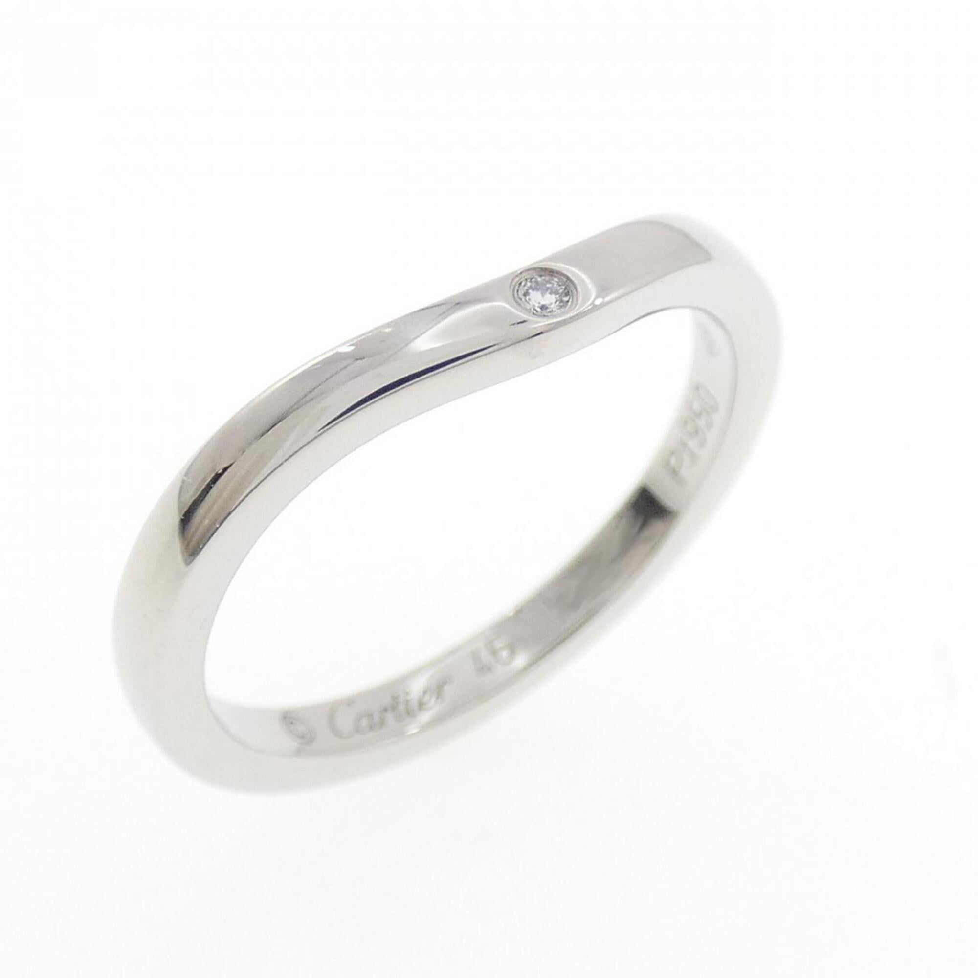 Cartier Platinum 950 Band Ring (Pre-Owned)