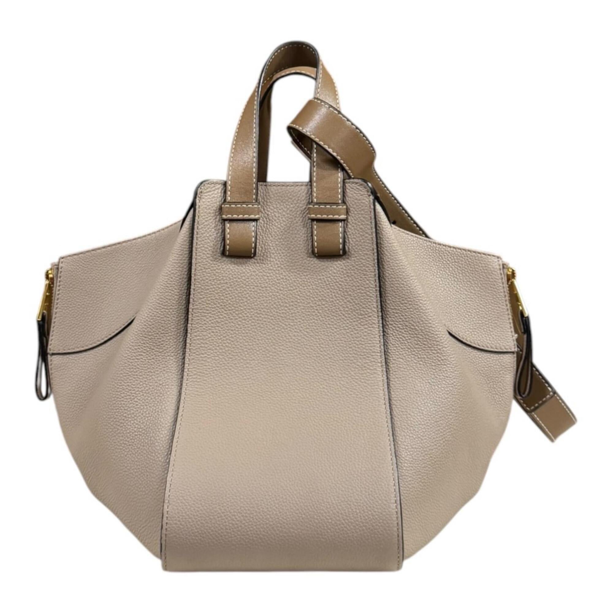 Loewe Beige Brown Leather Shoulder Bag (Pre-Owned)
