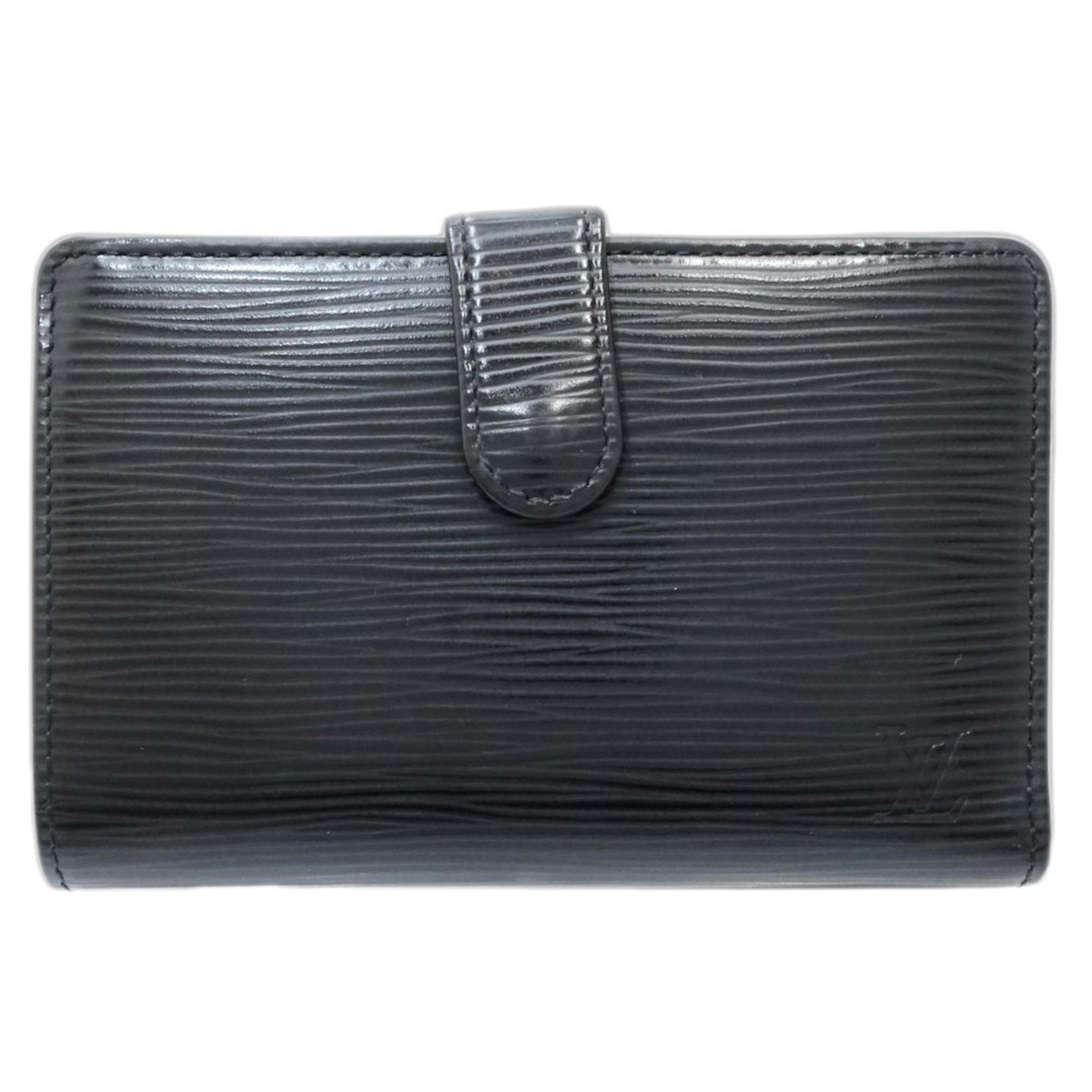 Louis Vuitton Epi Noir Leather Wallet (Bi-Fold) (Pre-Owned)