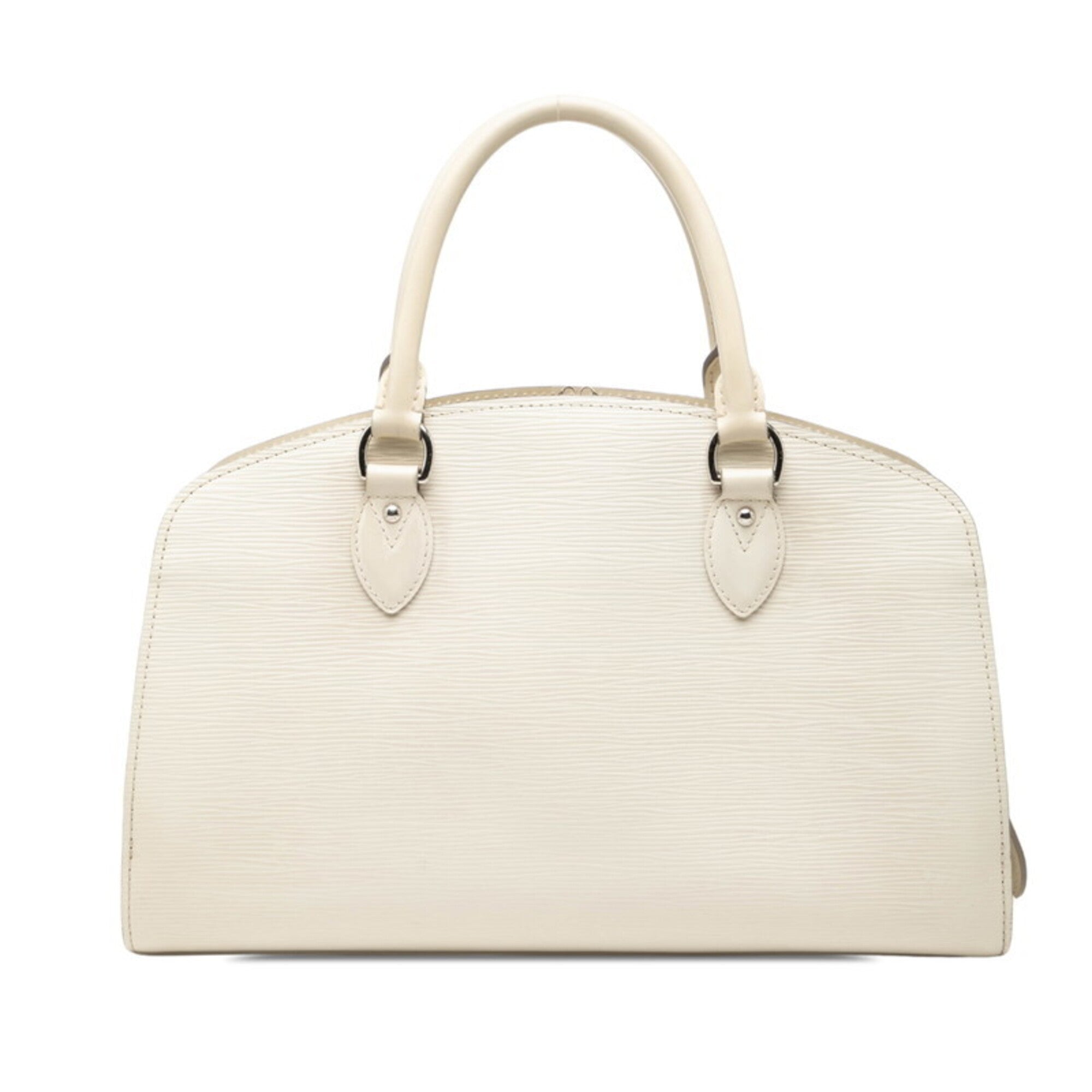 Louis Vuitton Lv Off White White Leather Handbag (Pre-Owned)