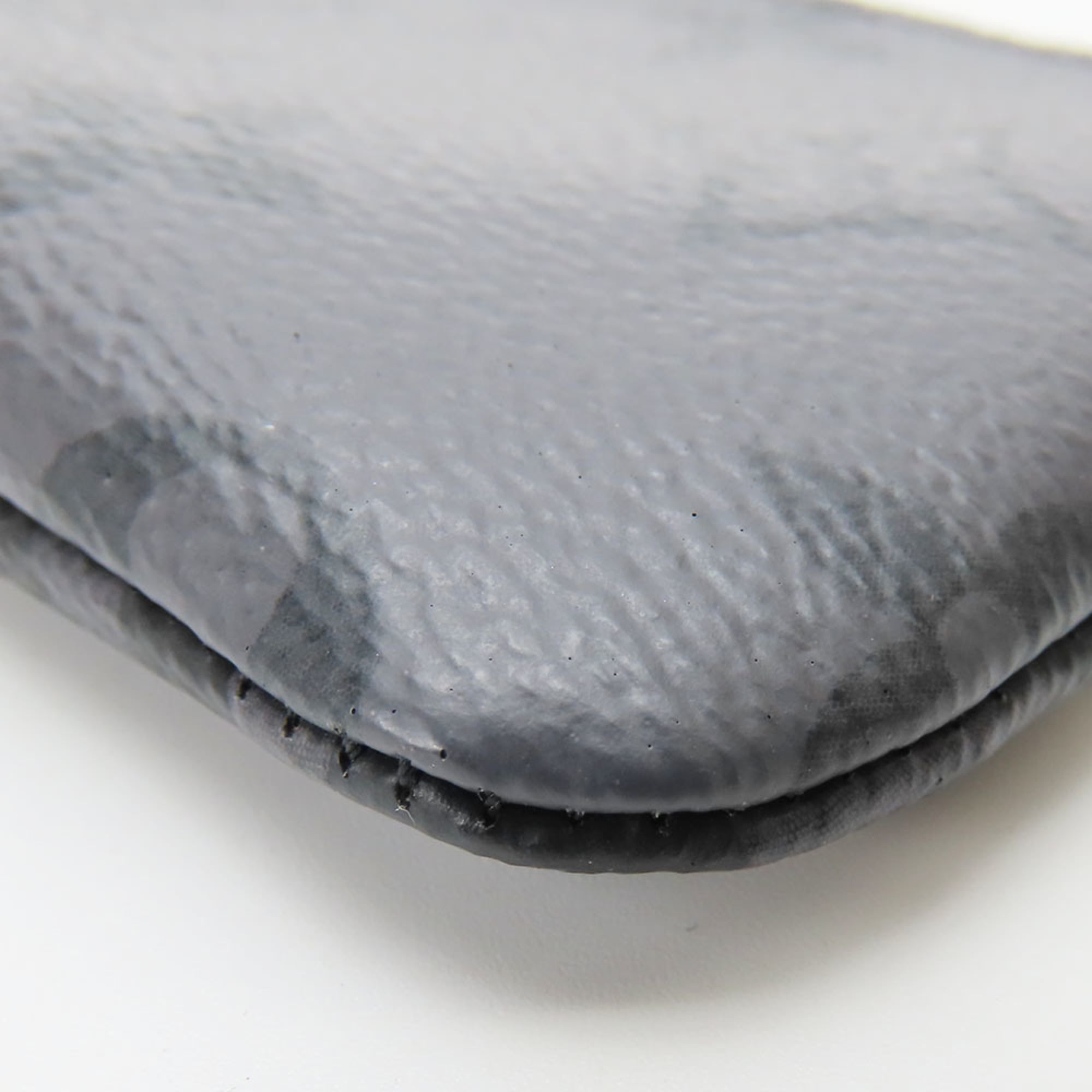 Louis Vuitton Monogram Eclipse Black Gray Monogram Eclipse Coin Purse/Coin Case (Pre-Owned)