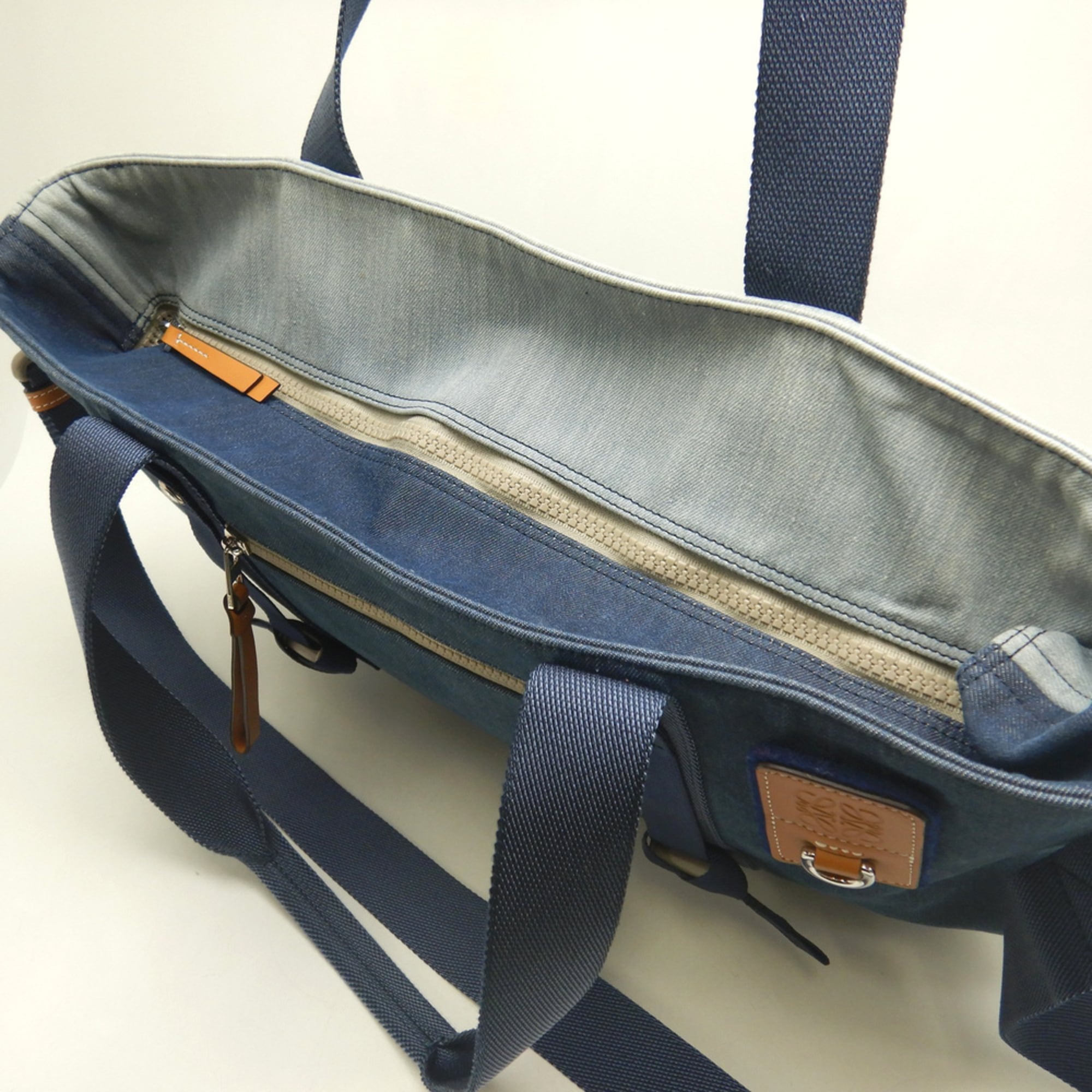 Loewe Blue Cotton Denim Tote Bag (Pre-Owned)