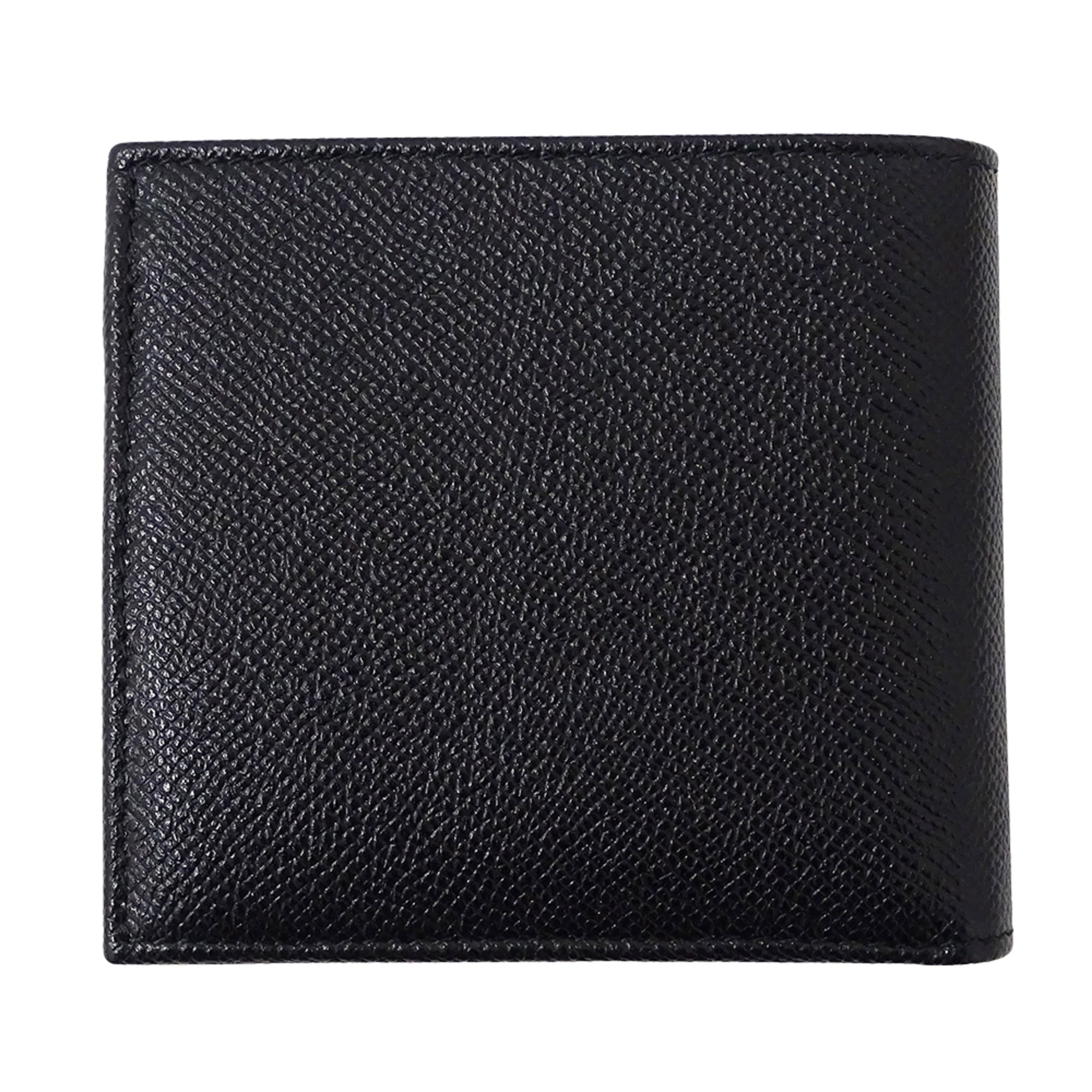 Bvlgari Black Leather Wallet (Bi-Fold) (Pre-Owned)