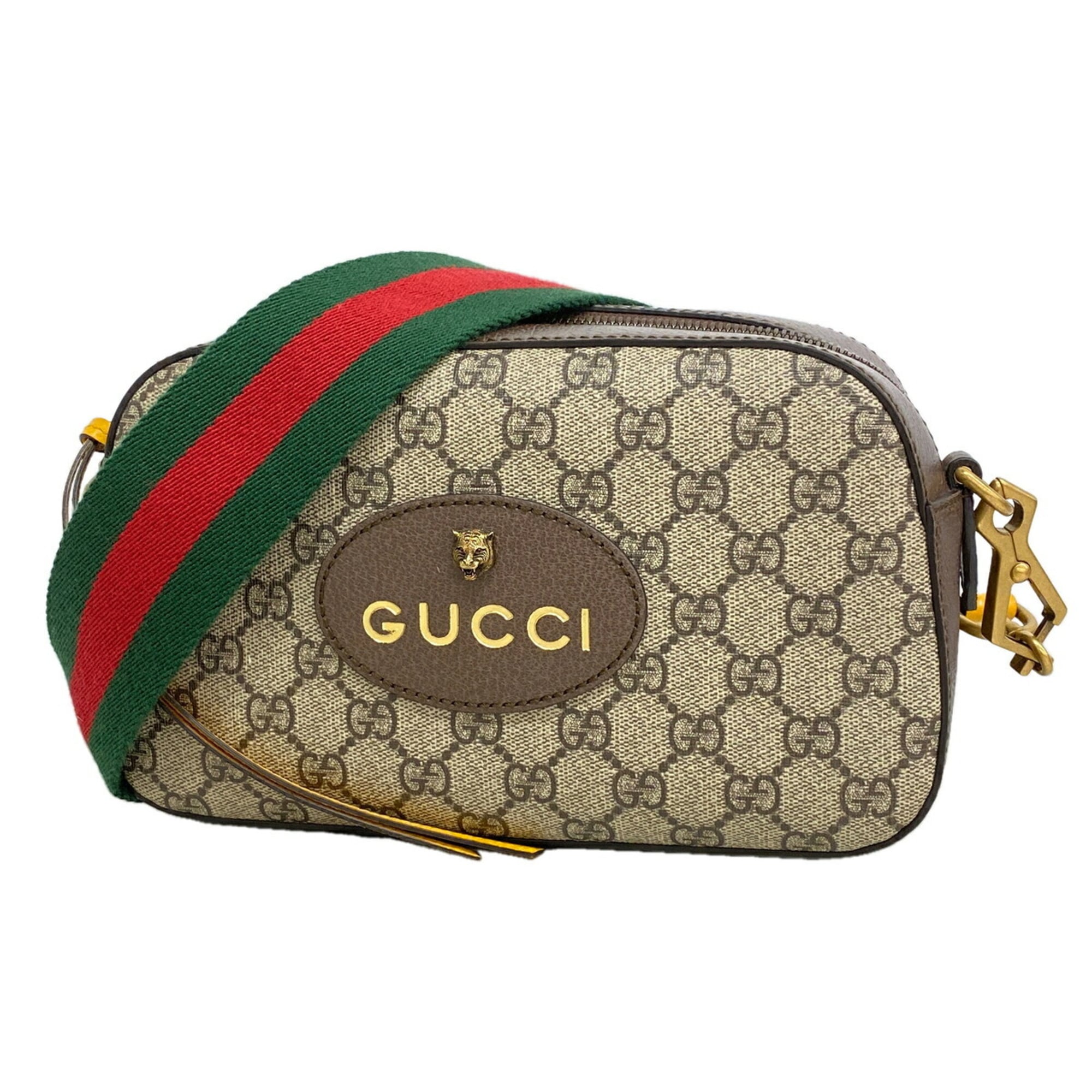 Gucci Brown Pvc Shoulder Bag (Pre-Owned)