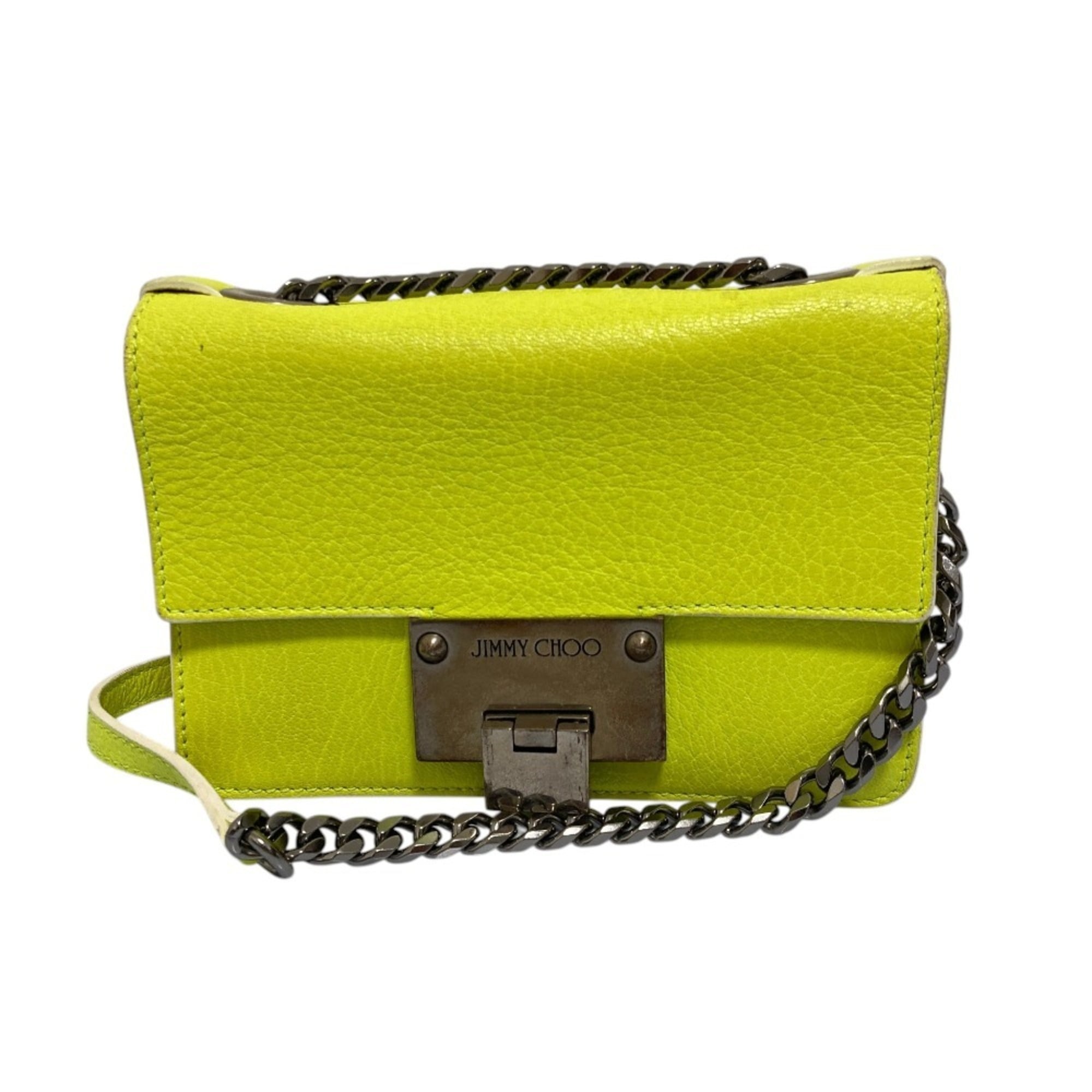 Jimmy Choo Yellow Shoulder Bag (Pre-Owned)