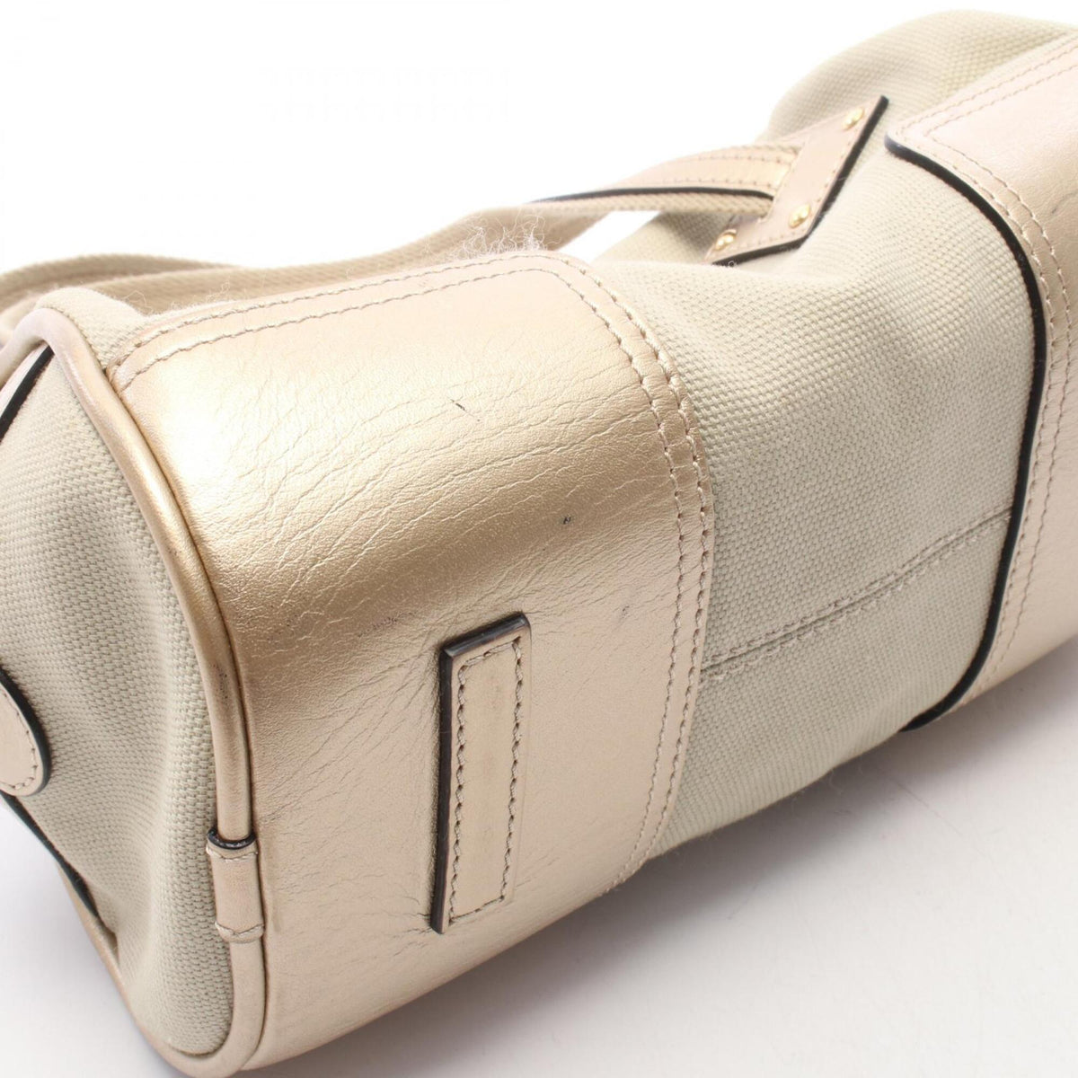 Loewe Beige Canvas Handbag (Pre-Owned)