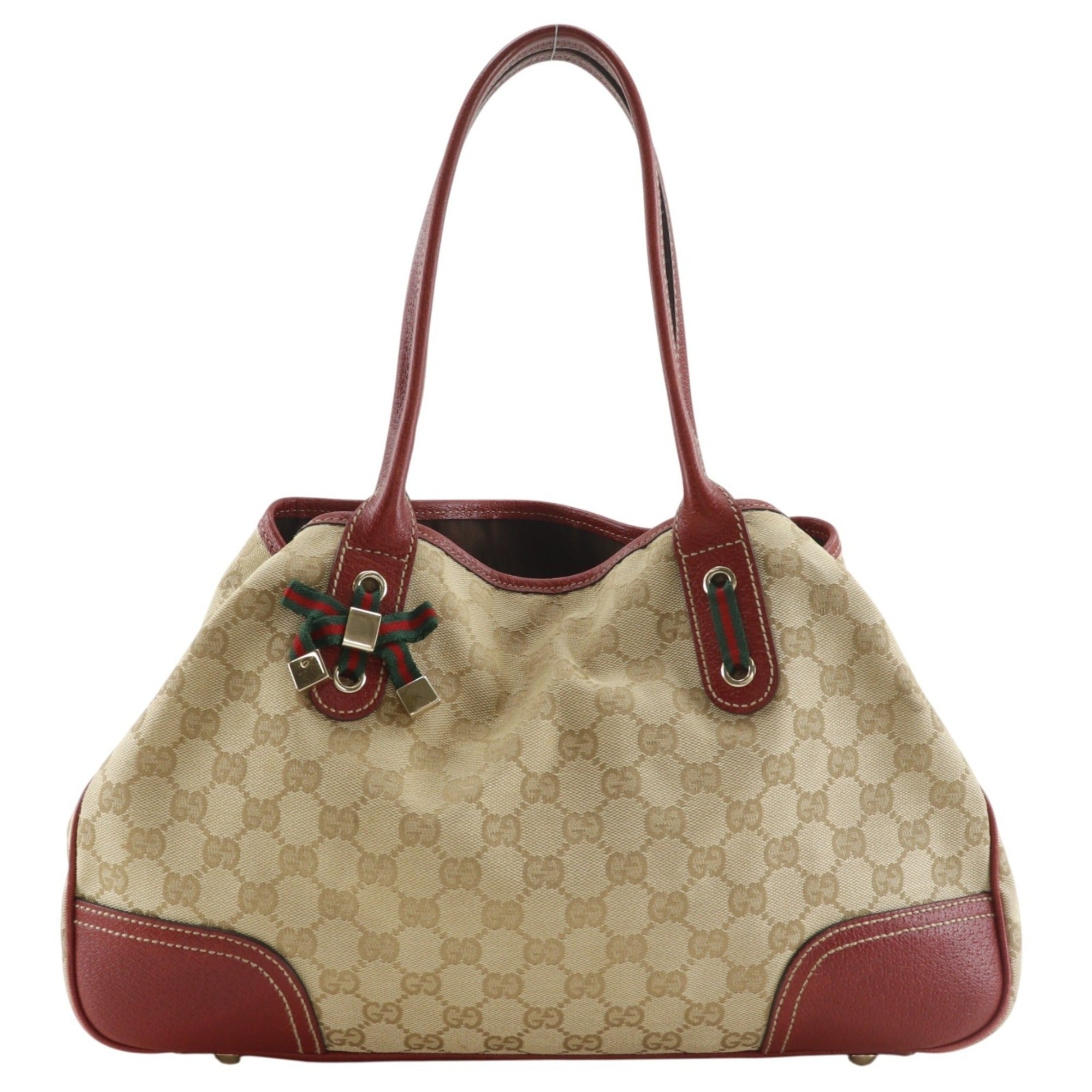 Gucci Gg Canvas Brown Gg Canvas Tote Bag (Pre-Owned)
