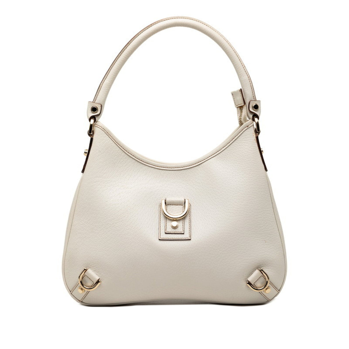 Gucci White Leather Shoulder Bag (Pre-Owned)