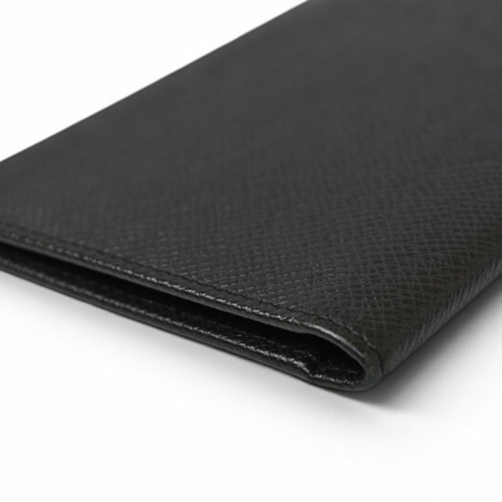 Louis Vuitton Ardoise Leather Long Wallet (Bi-Fold) (Pre-Owned)