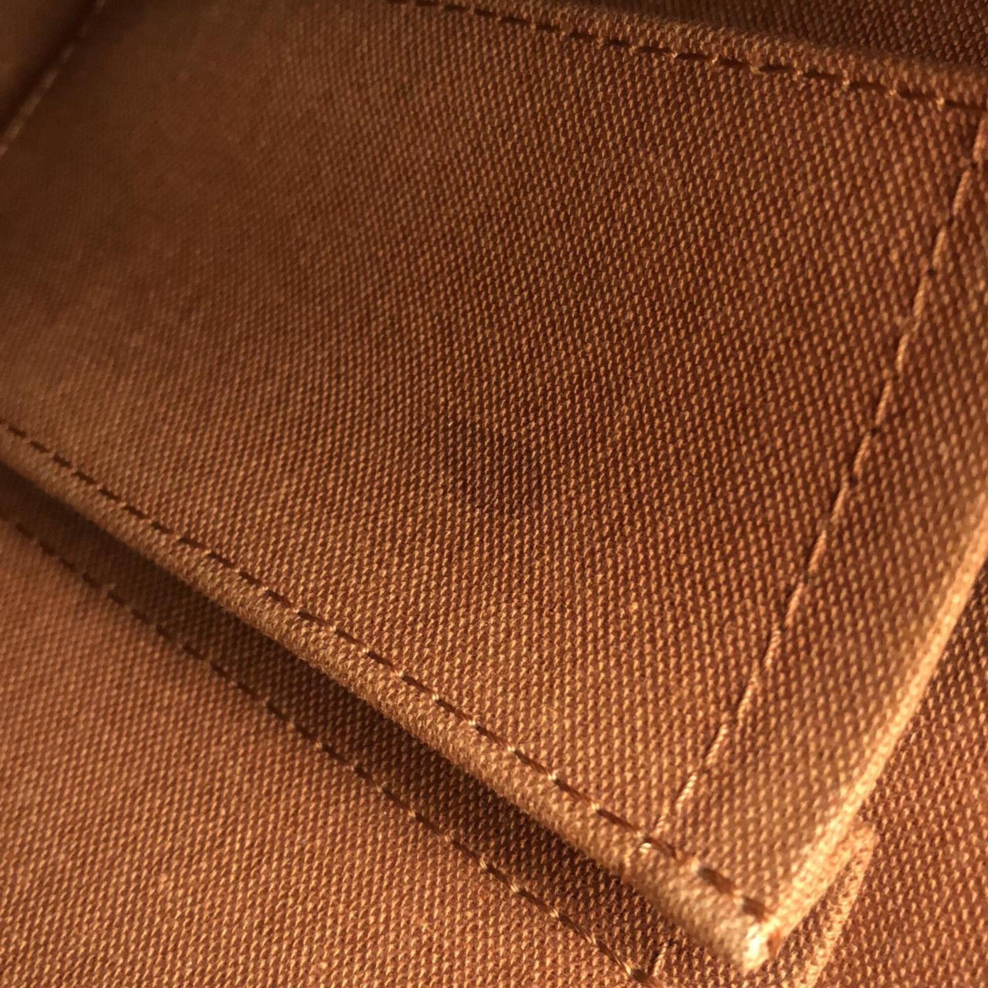 Louis Vuitton Marron Coated Canvas Handbag (Pre-Owned)
