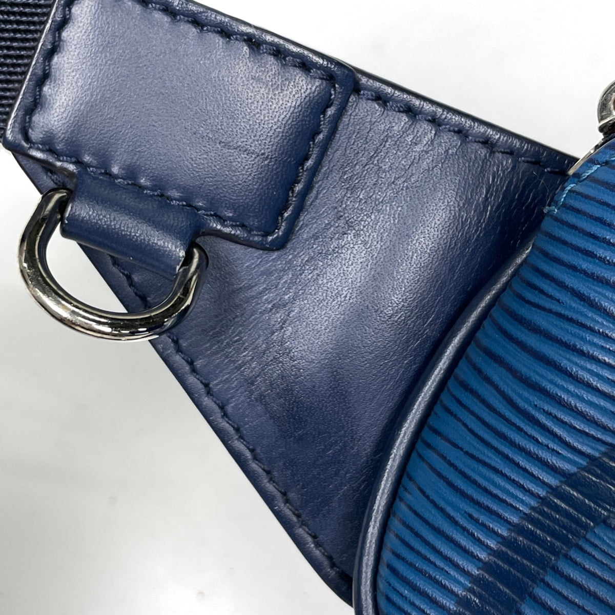 Louis Vuitton Blue Epi Leather Fanny Pack Sling Bag (Pre-Owned)
