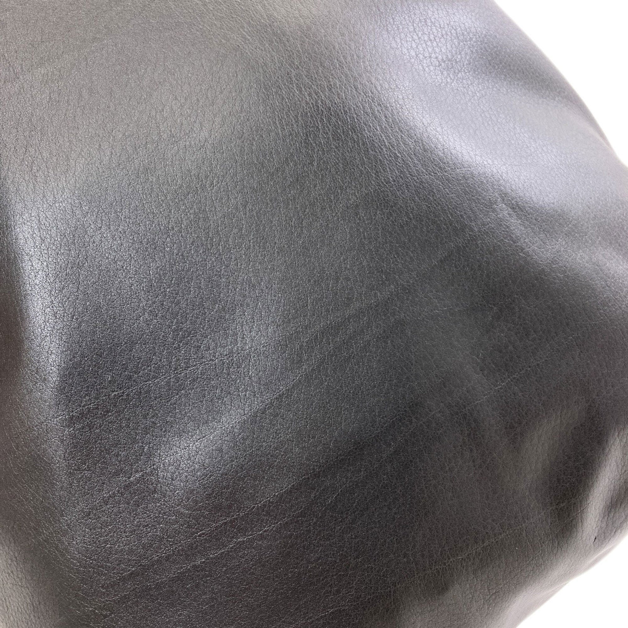 Bottega Veneta Black Leather Tote Bag (Pre-Owned)