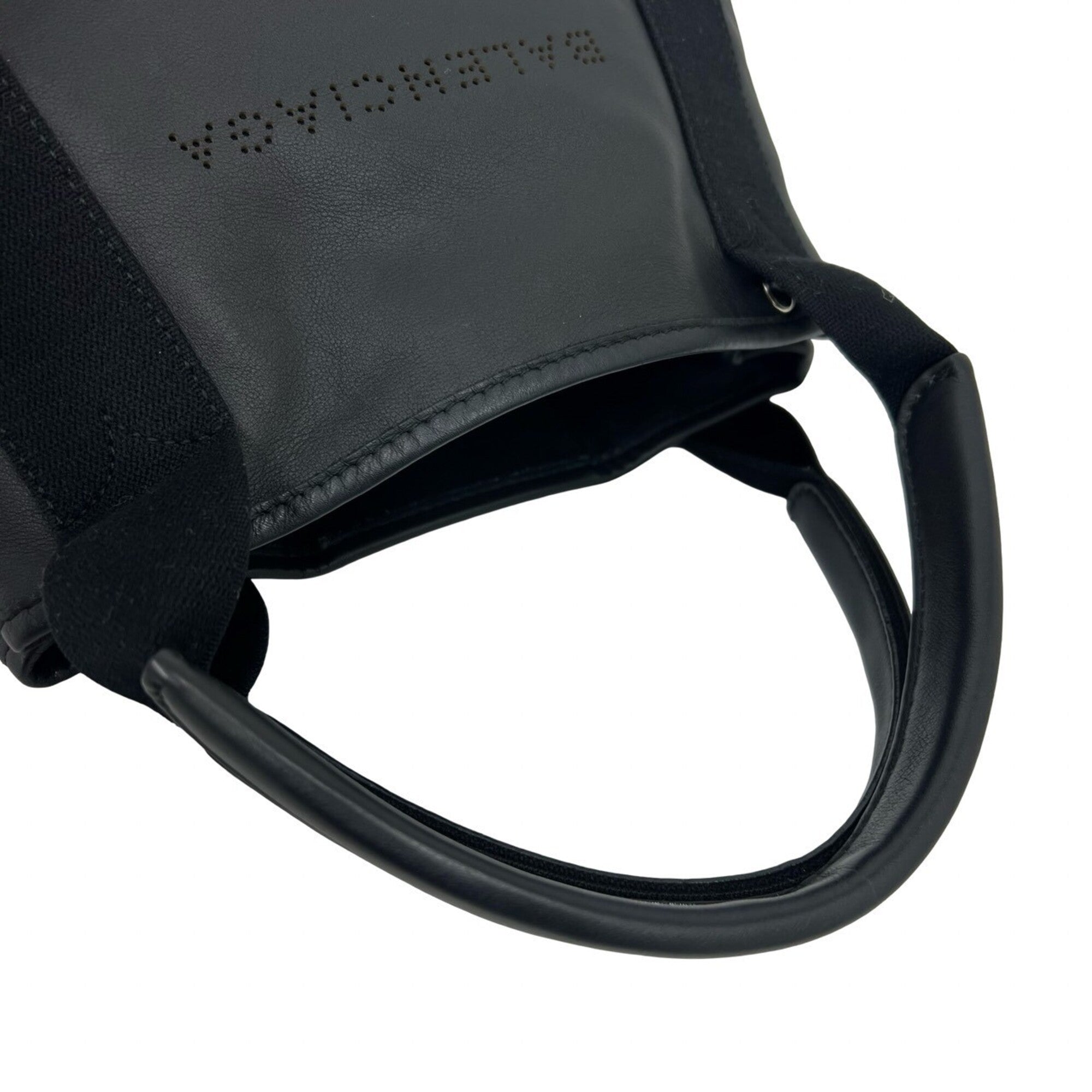 Balenciaga Black Leather Handbag Pouch Shoulder Bag (Pre-Owned)