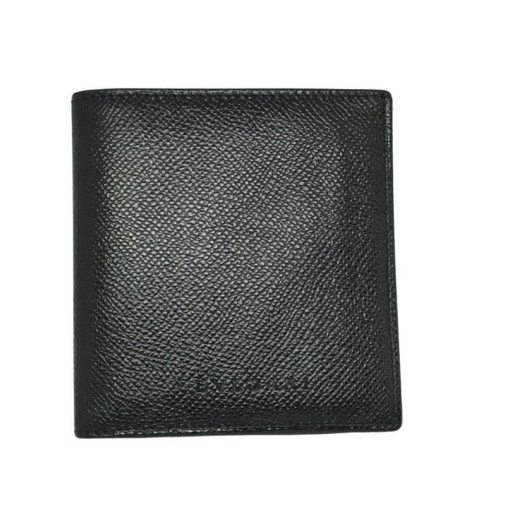 Bvlgari Black Leather Wallet (Bi-Fold) (Pre-Owned)