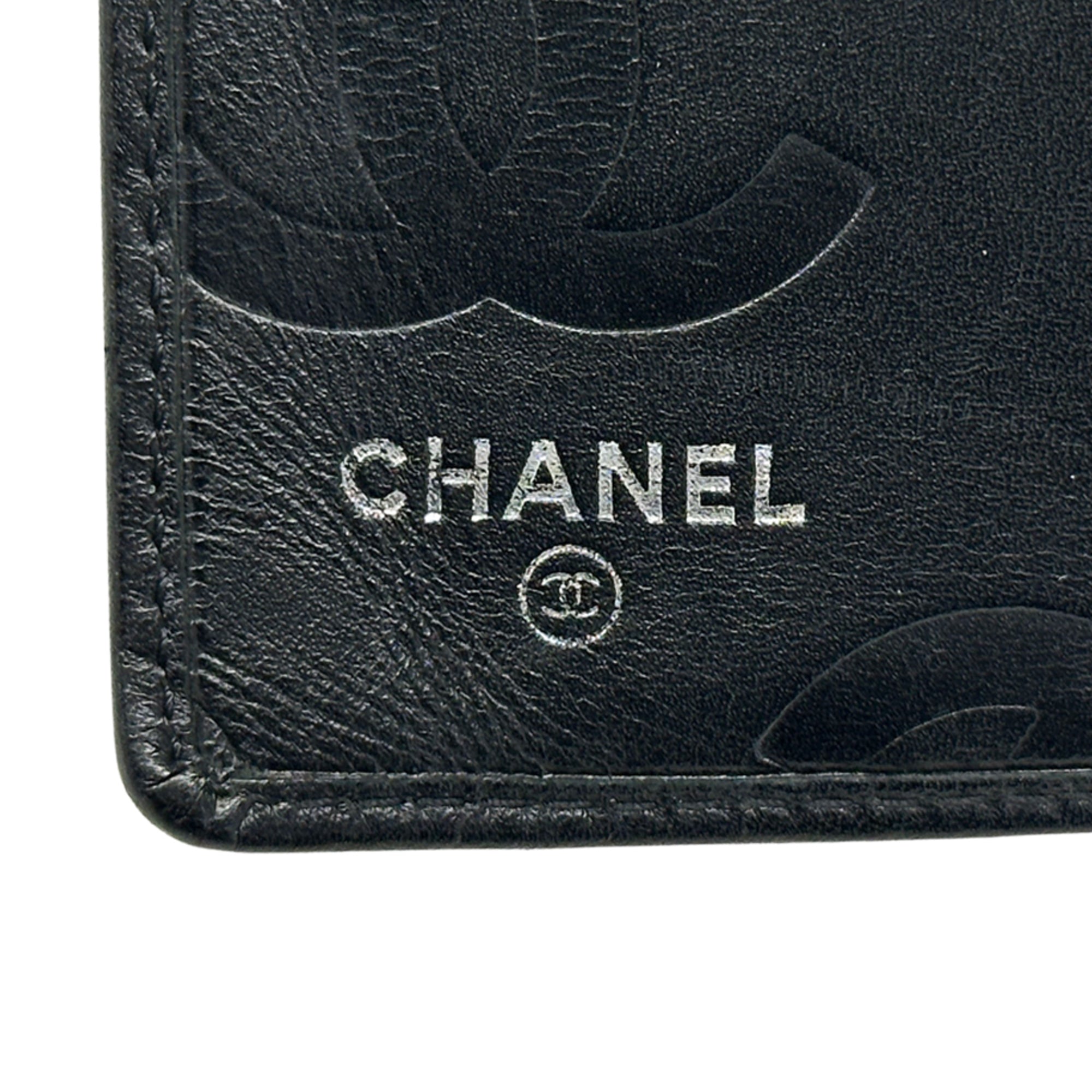 Chanel Black Long Wallet (Bi-Fold) (Pre-Owned)