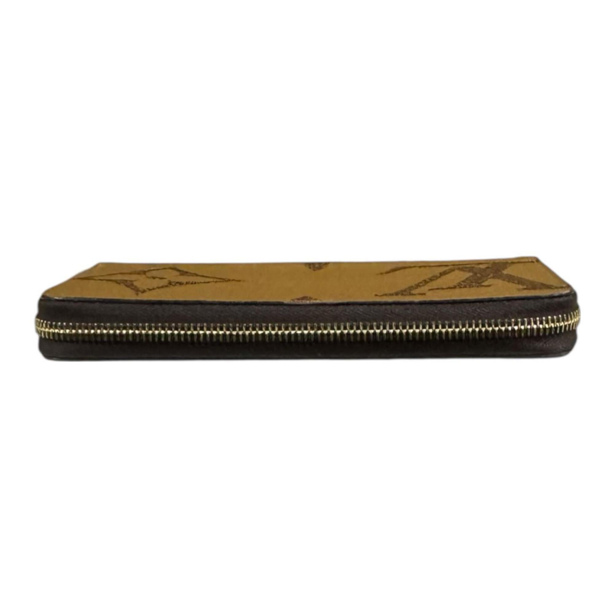 Louis Vuitton Brown Monogram Long Wallet (Bi-Fold) (Pre-Owned)