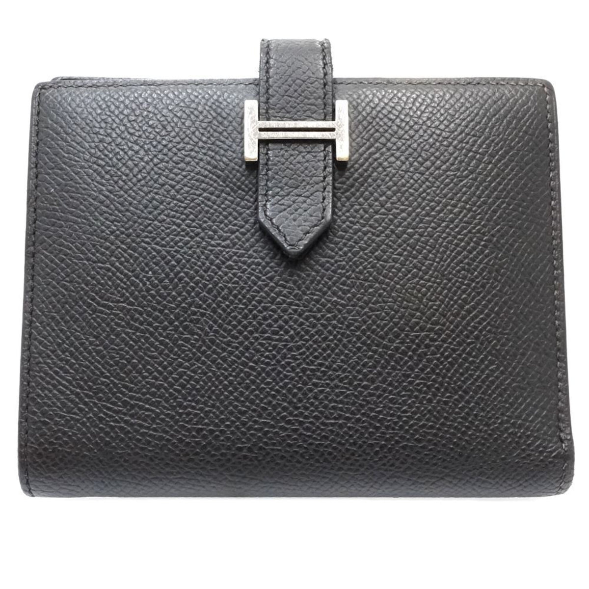 Hermes Black Epsom Leather Wallet (Bi-Fold) (Pre-Owned)