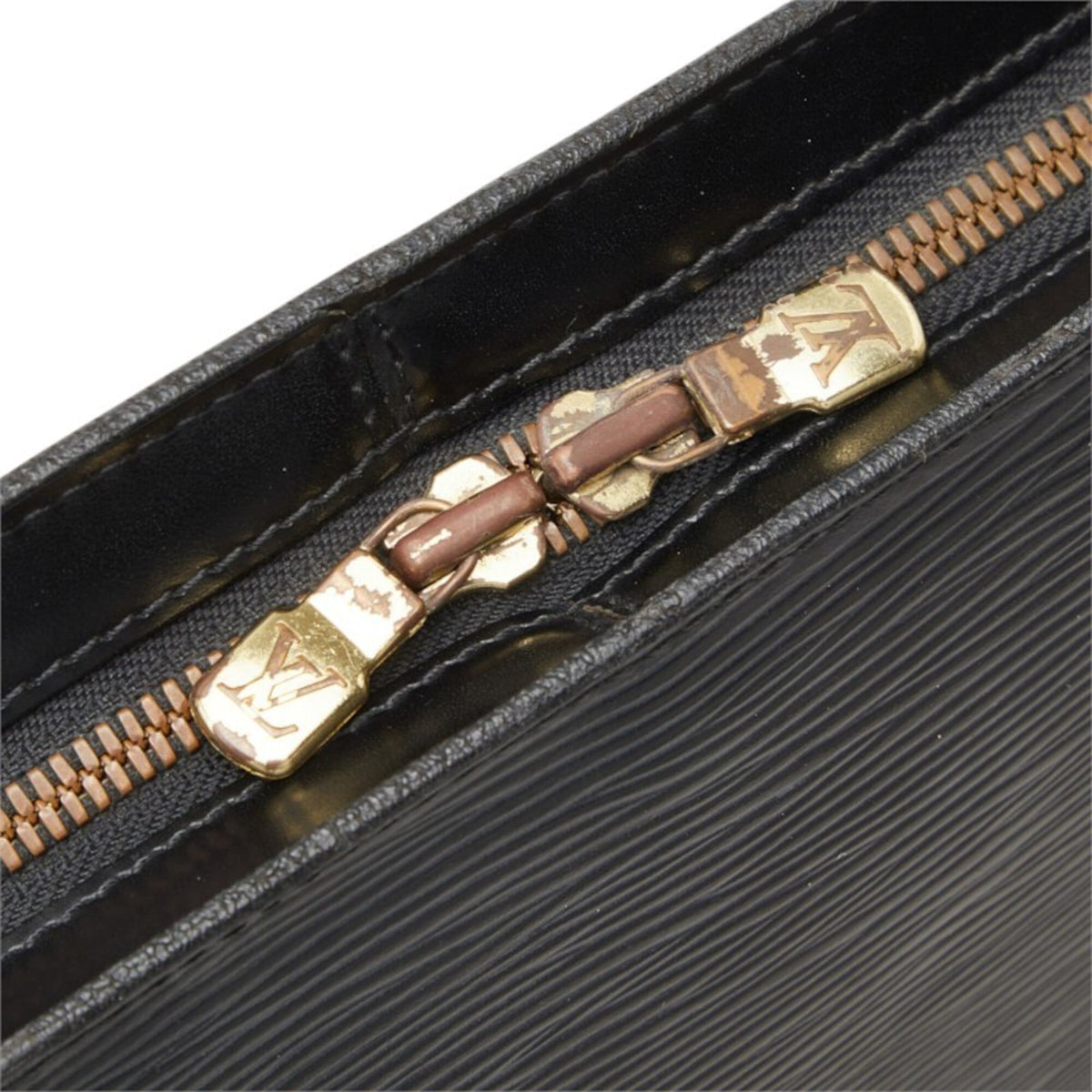 Louis Vuitton Epi Black Noir Leather Shoulder Bag Tote Bag (Pre-Owned)