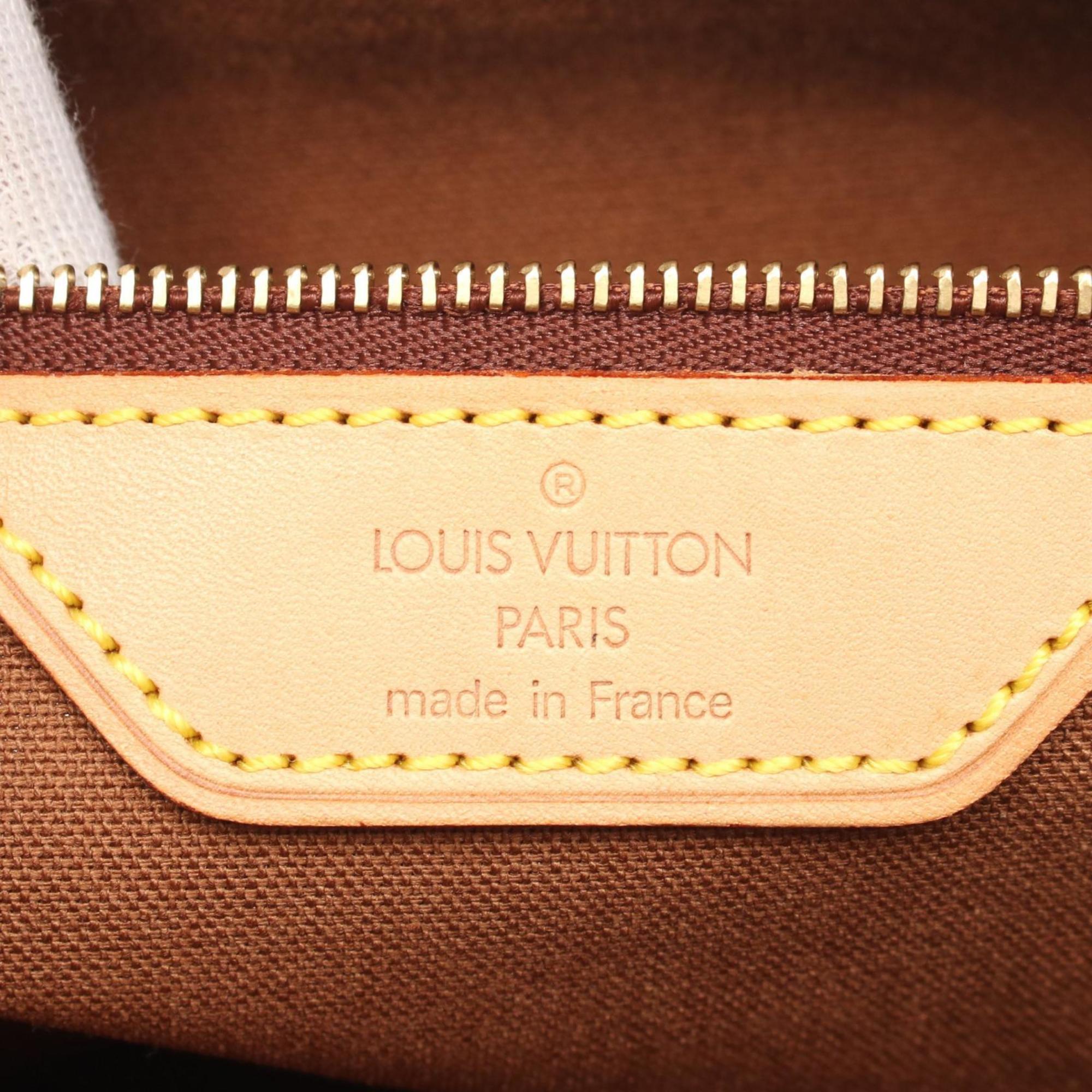 Louis Vuitton Brown Coated Canvas Monogram Pvc Leather Tote Bag (Pre-Owned)