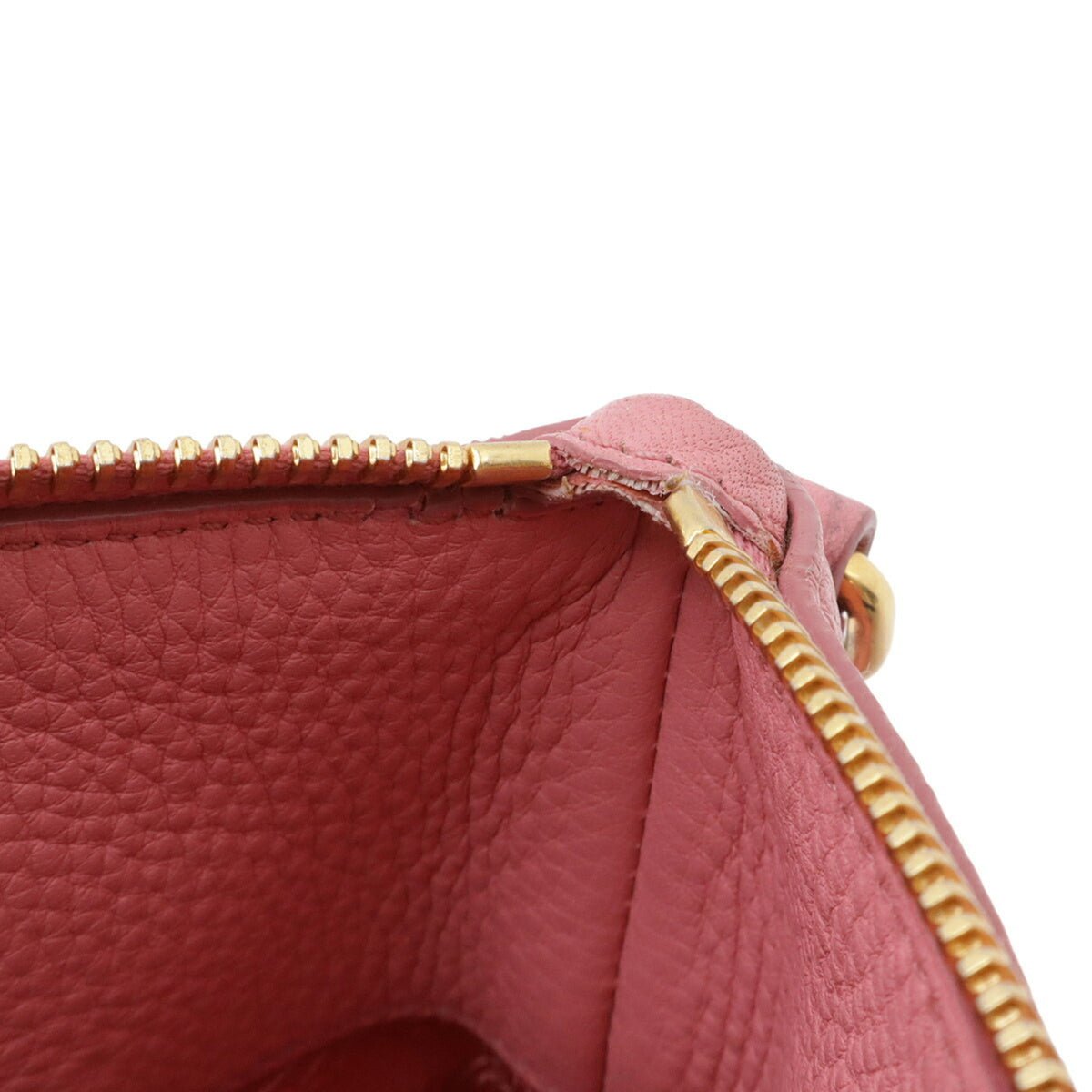 Prada Pink Leather Handbag Shoulder Bag (Pre-Owned)