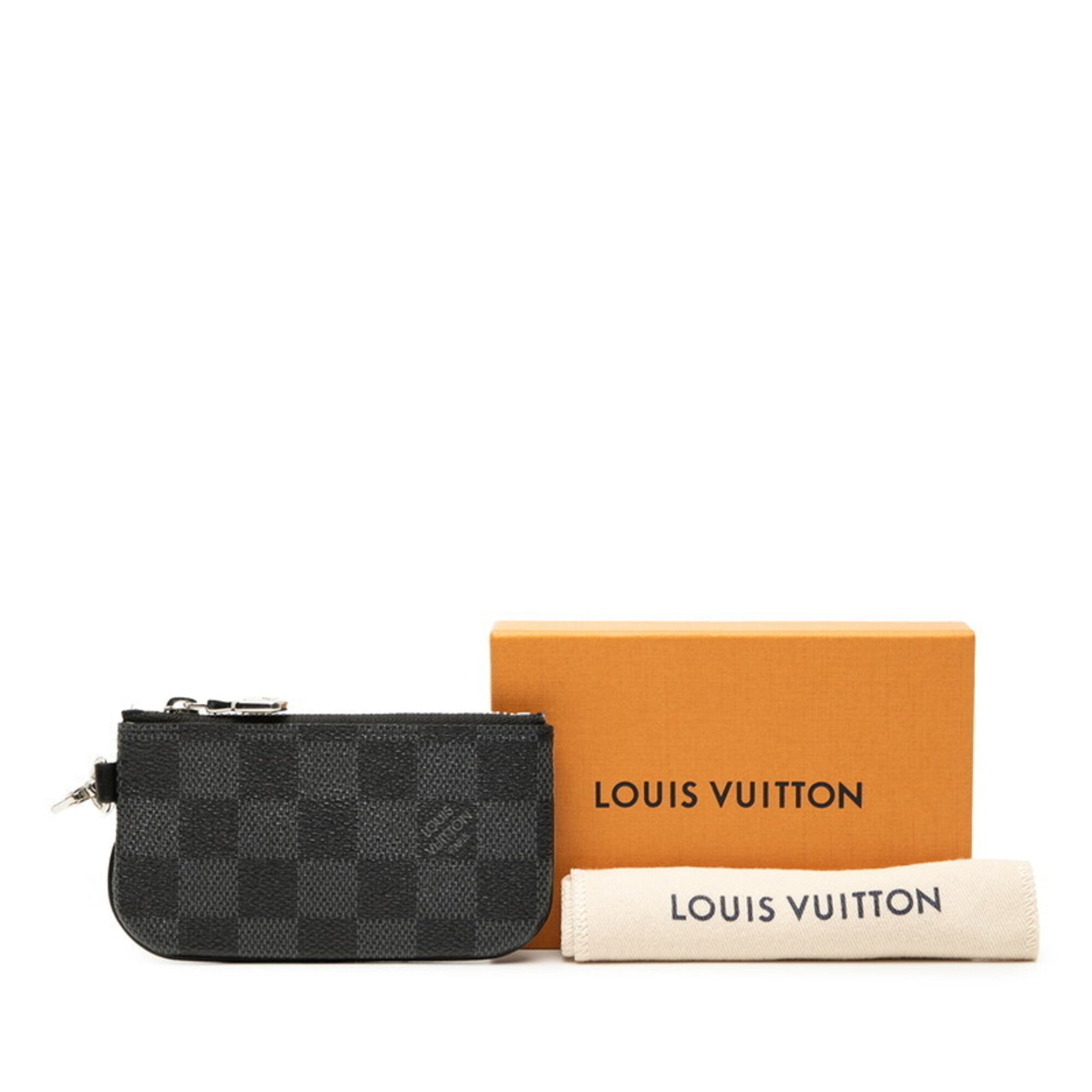 Louis Vuitton Black Pvc Coin Purse/Coin Case (Pre-Owned)