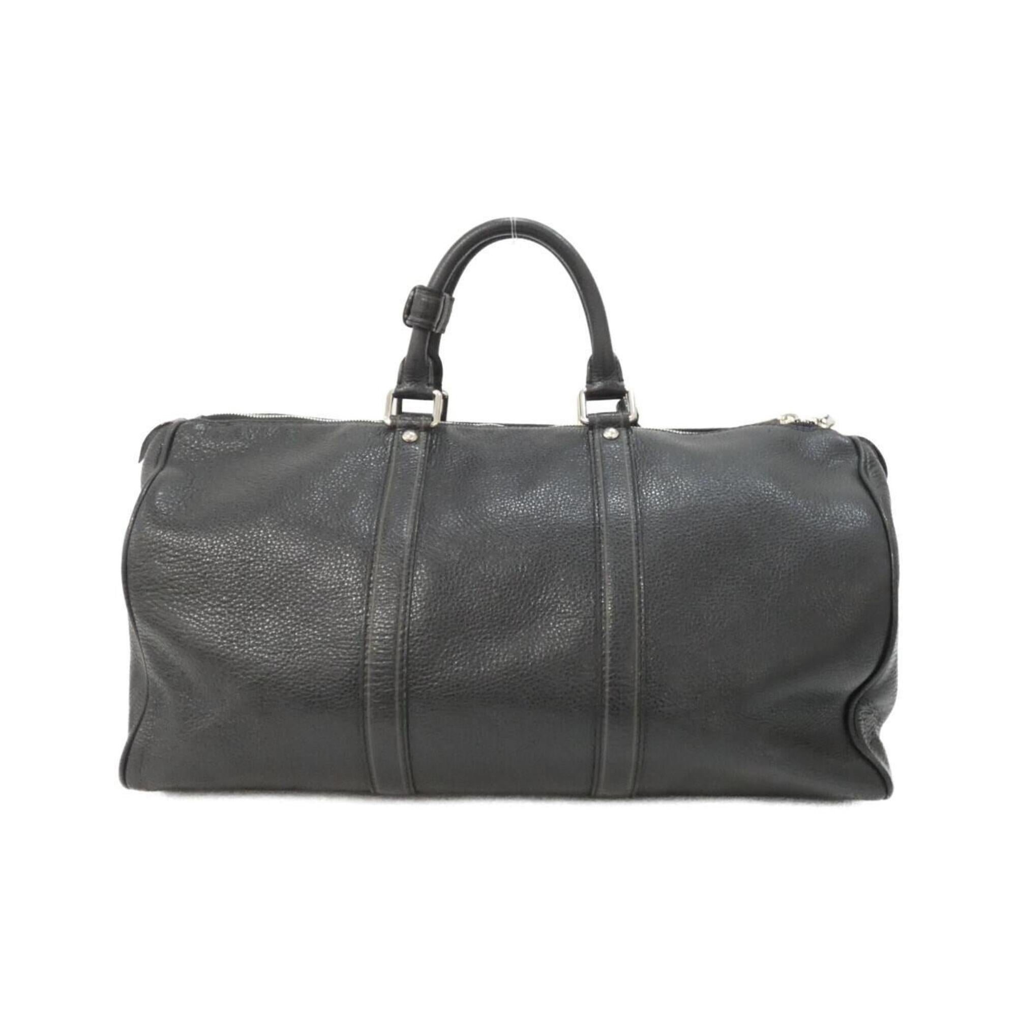 Louis Vuitton Black Leather Boston Bag (Pre-Owned)