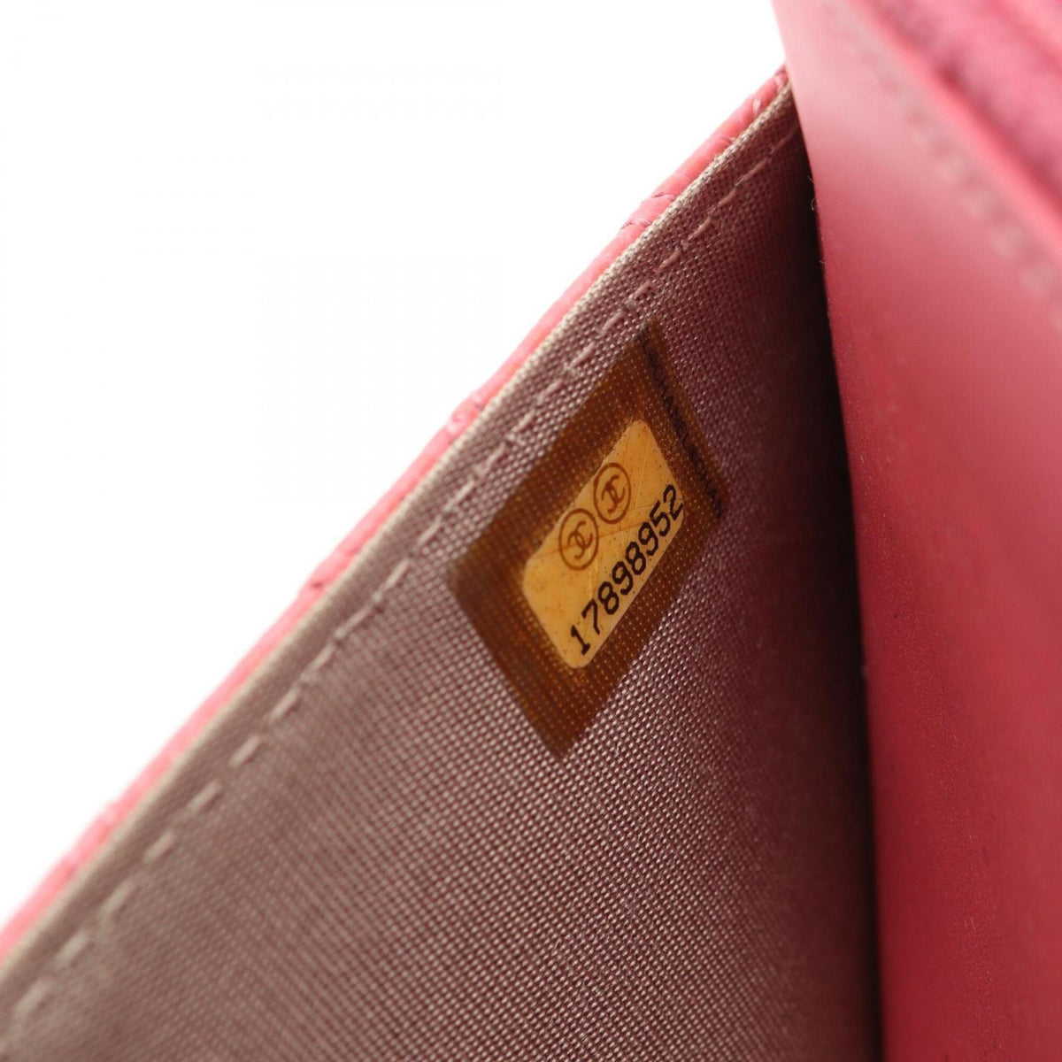 Chanel Pink Grained Calfskin Handbag Shoulder Bag (Pre-Owned)