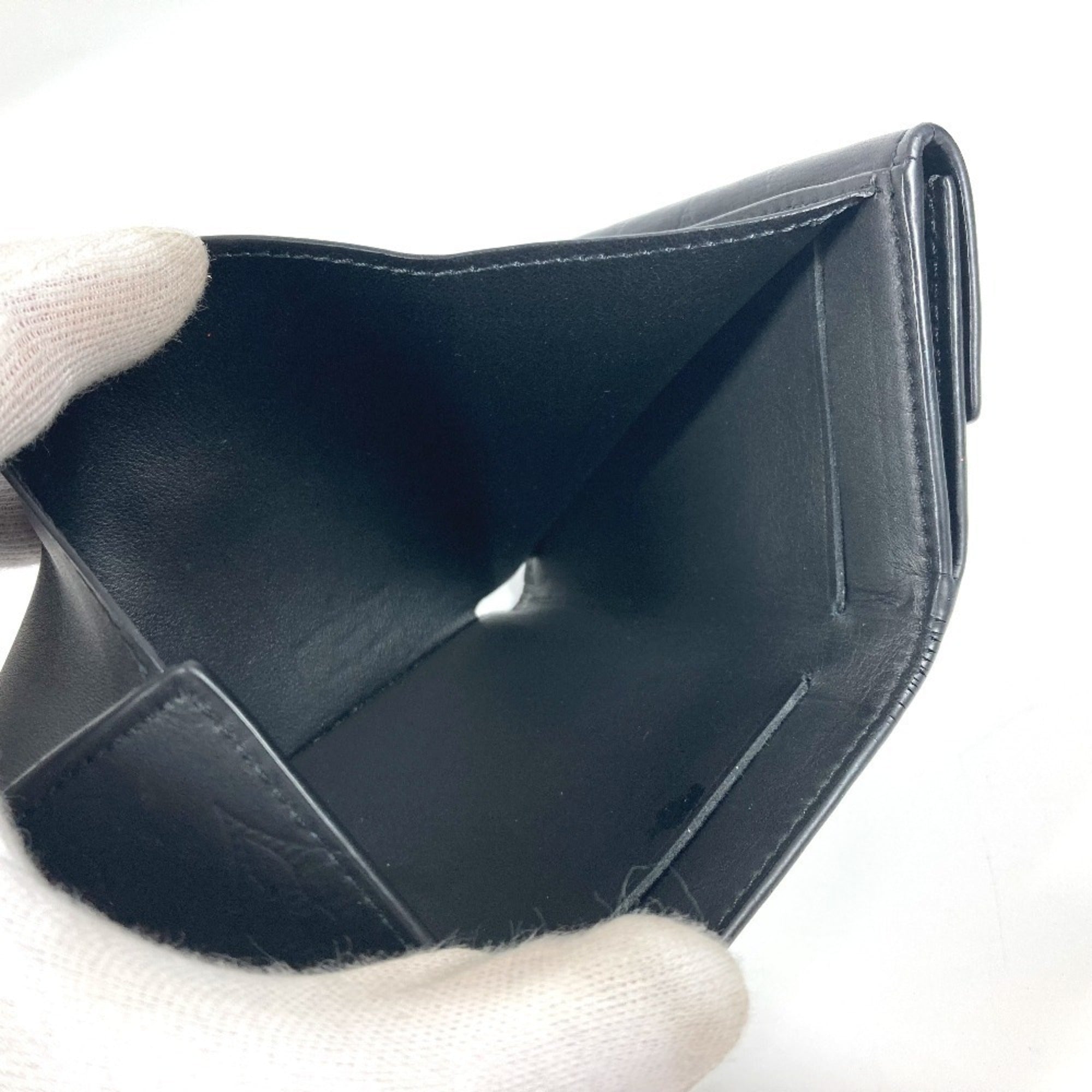 Louis Vuitton Monogram Shadow Black Noir Monogram Shadow Wallet (Tri-Fold) (Pre-Owned)