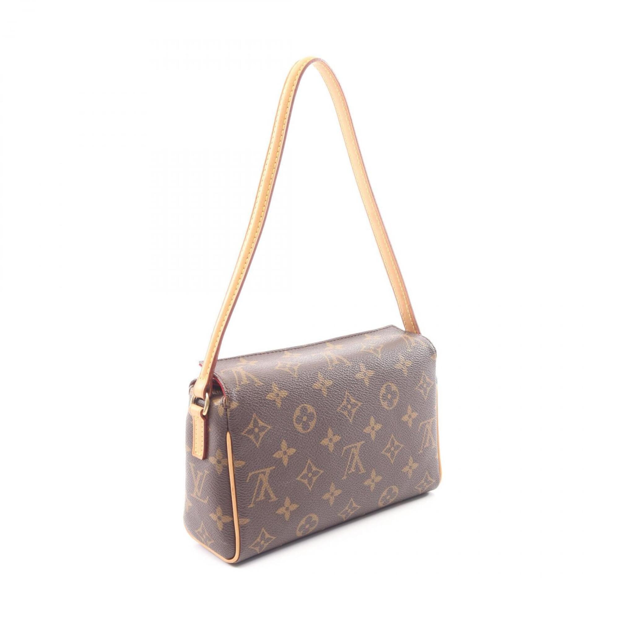 Louis Vuitton Brown Pvc Leather Handbag (Pre-Owned)