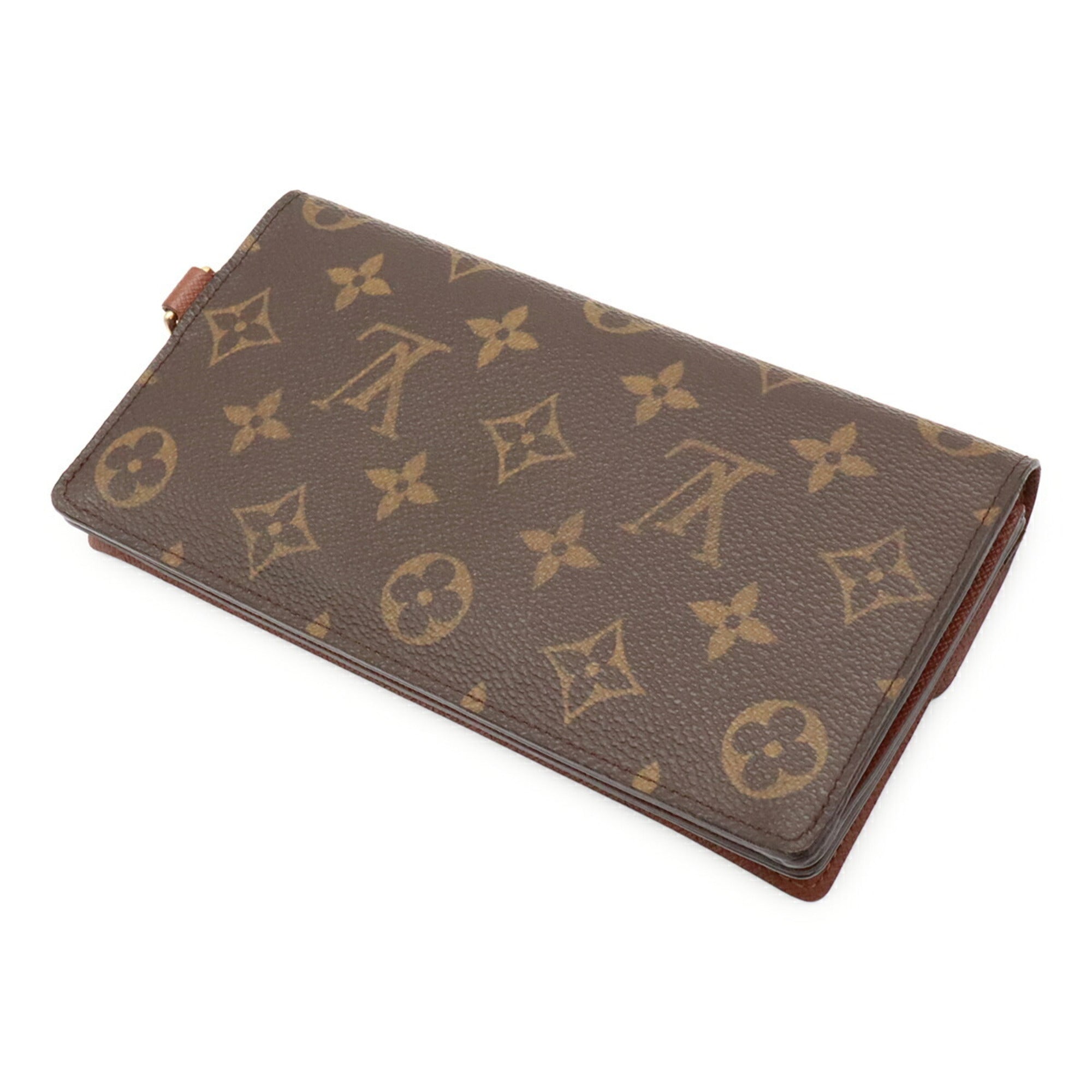Louis Vuitton Monogram Brown Monogram Monogram Long Wallet (Bi-Fold) (Pre-Owned)
