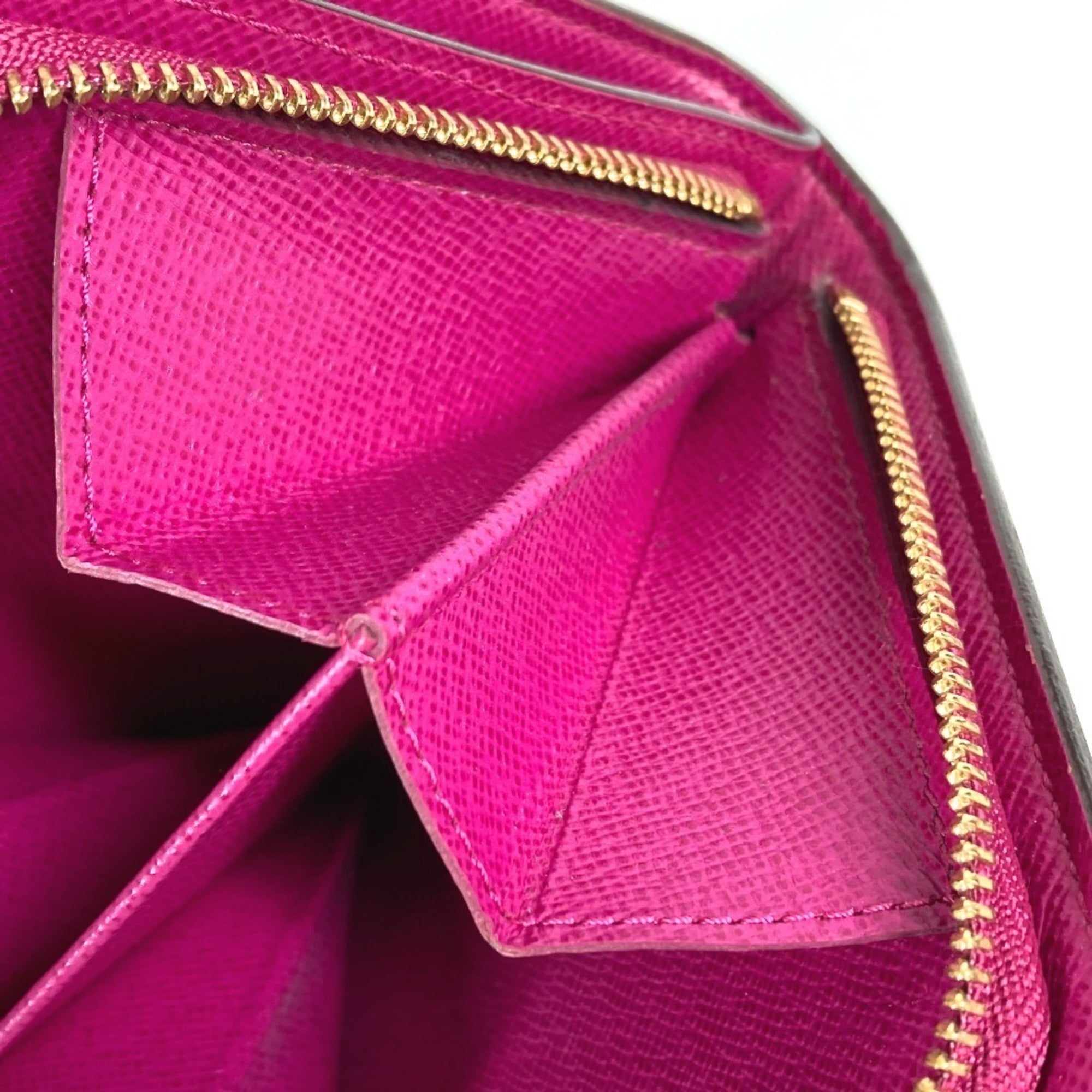 Louis Vuitton Monogram Fuchsia Pink Monogram Pink Monogram Perforated Wallet (Bi-Fold) (Pre-Owned)