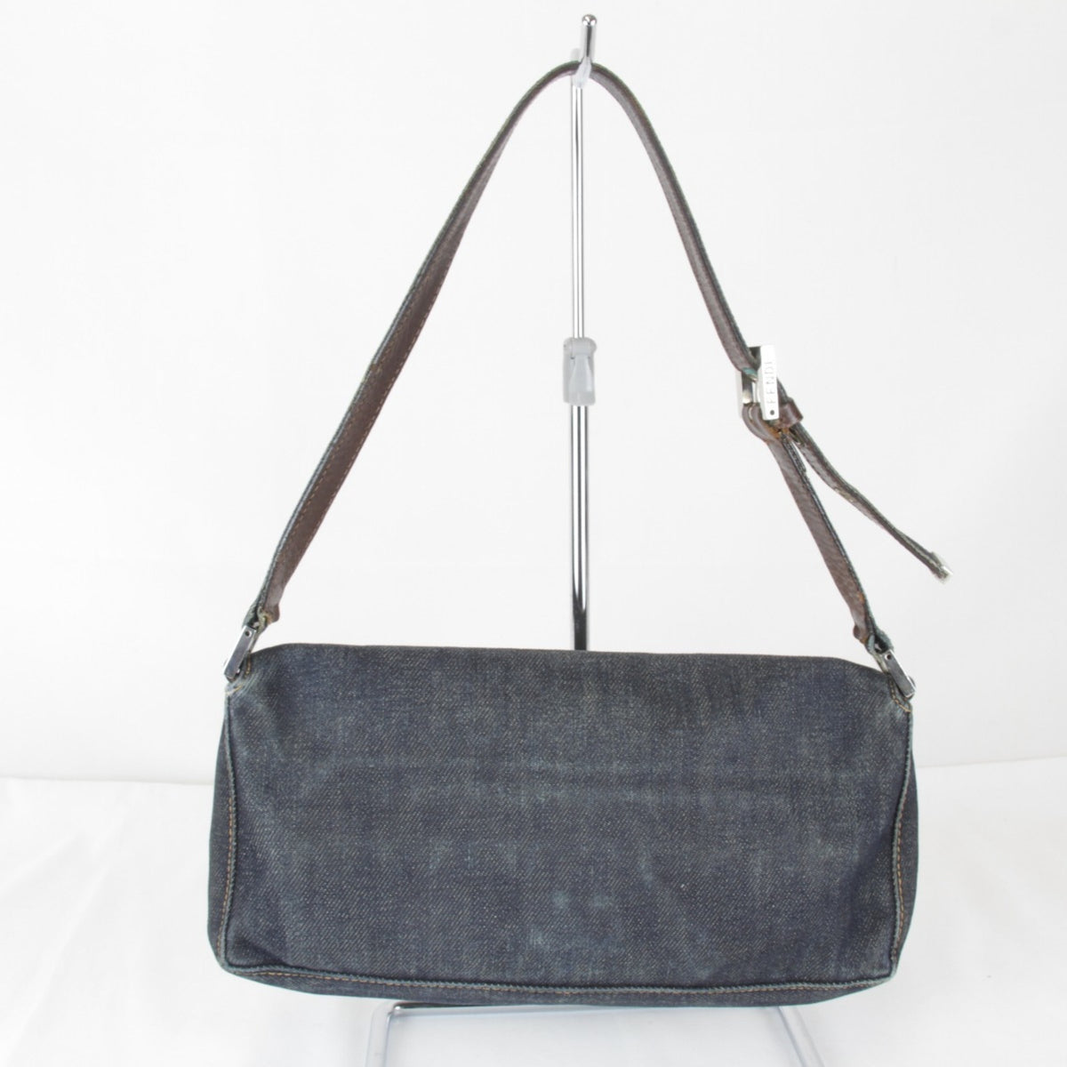 Fendi Navy Denim Shoulder Bag (Pre-Owned)