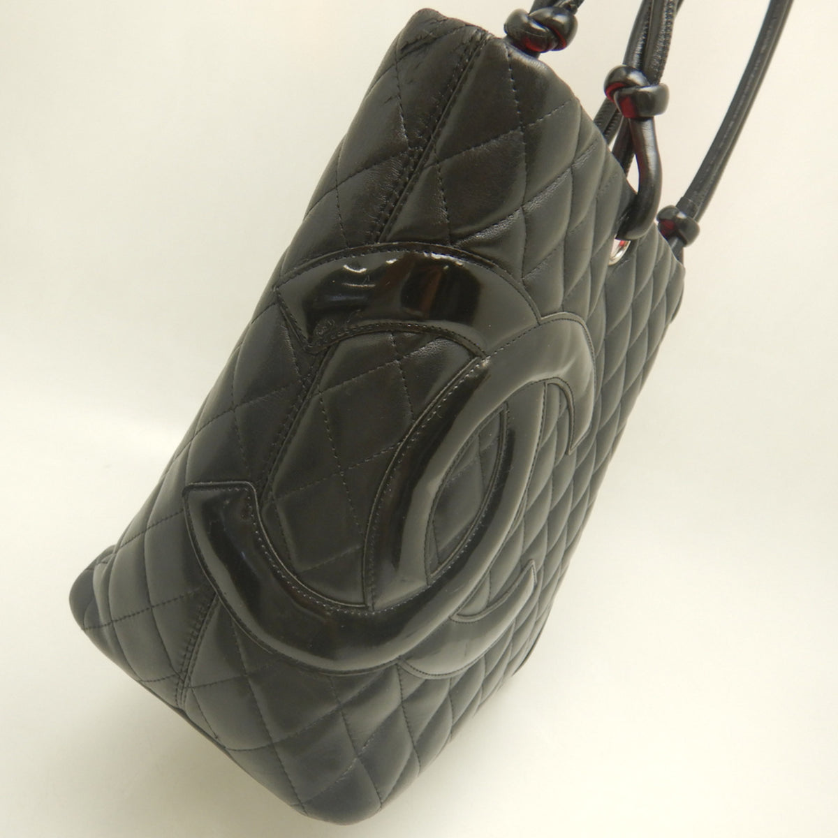Chanel Black Leather Tote Bag (Pre-Owned)