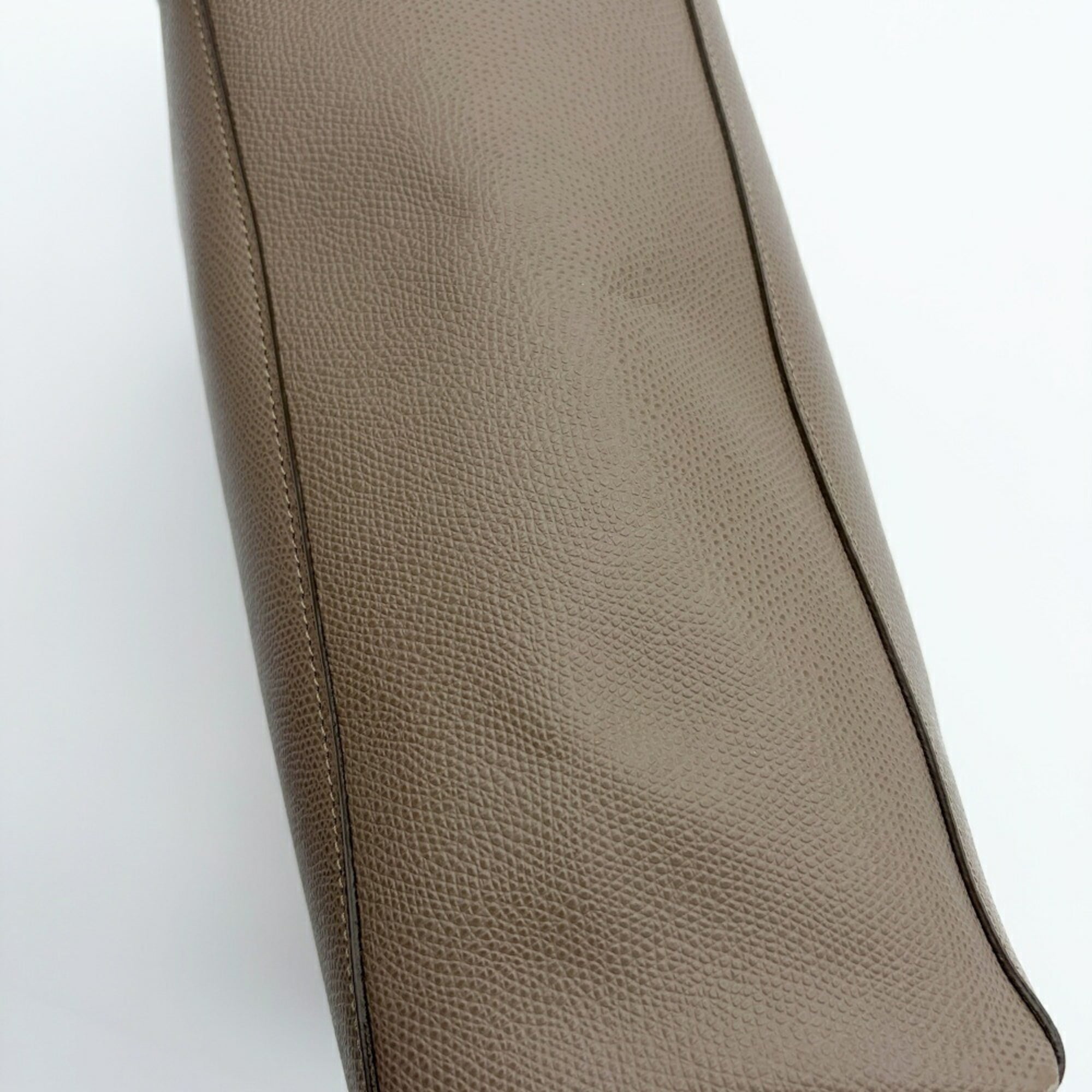 Celine Grayish Leather Shoulder Bag Tote Bag (Pre-Owned)