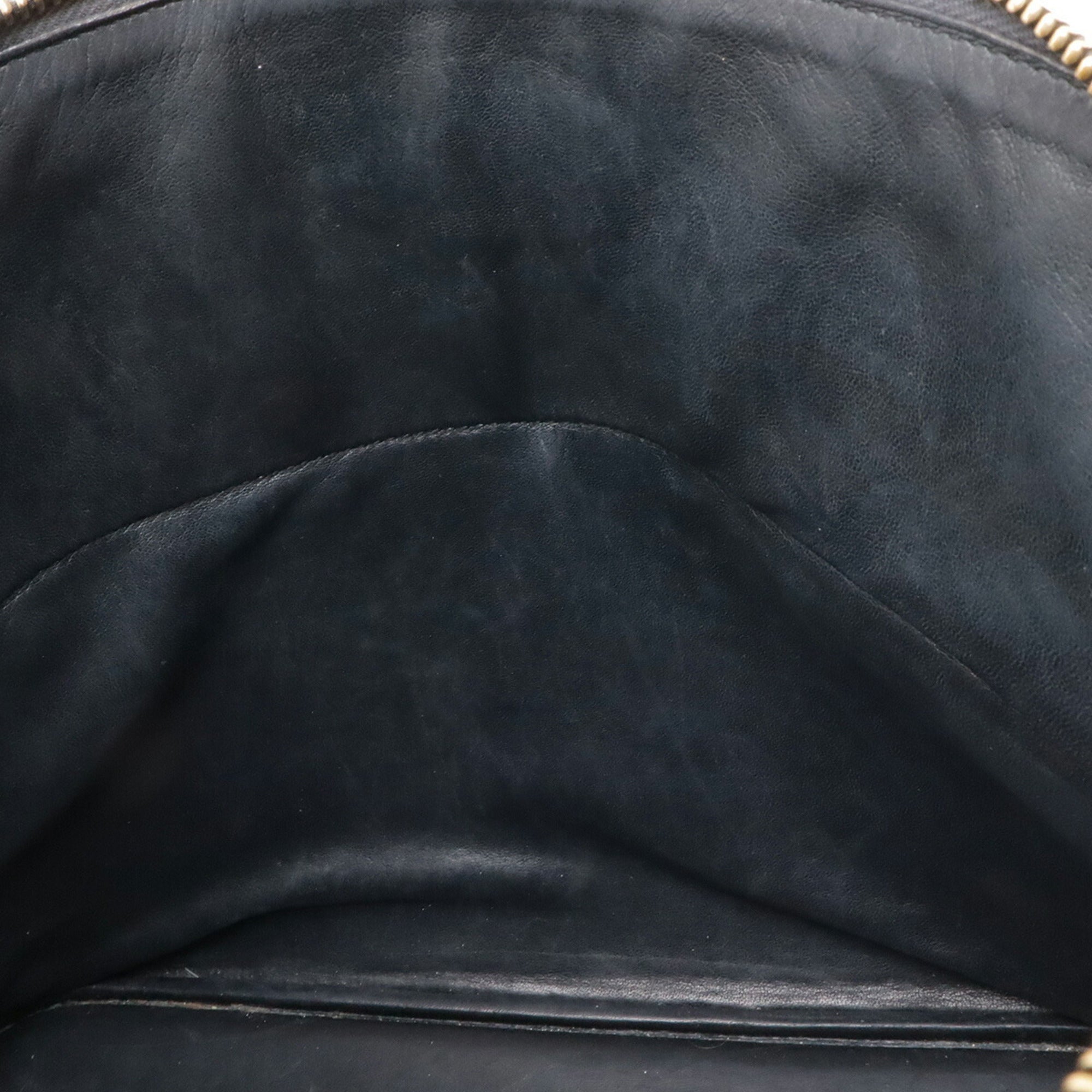 Hermes Bolide Black Fjord Leather Handbag Shoulder Bag (Pre-Owned)