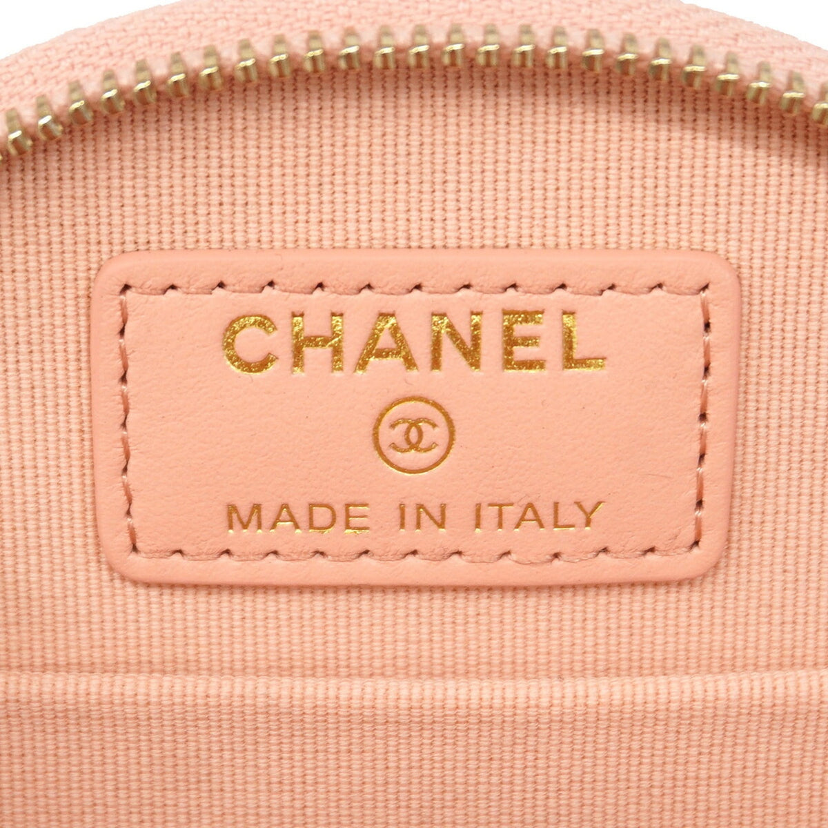Chanel Pink Grained Calfskin Vanity Bag (Pre-Owned)