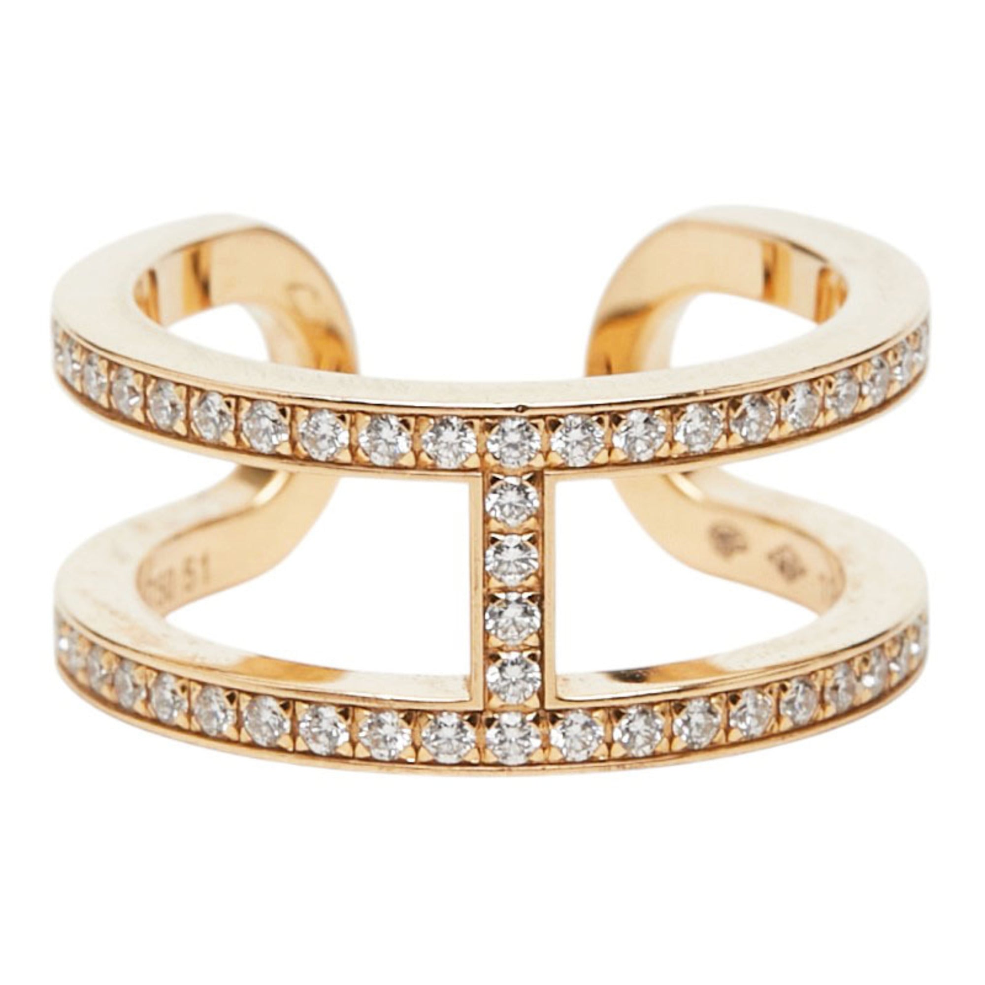 Hermes Yellow Gold (18K) Band Ring (Pre-Owned)