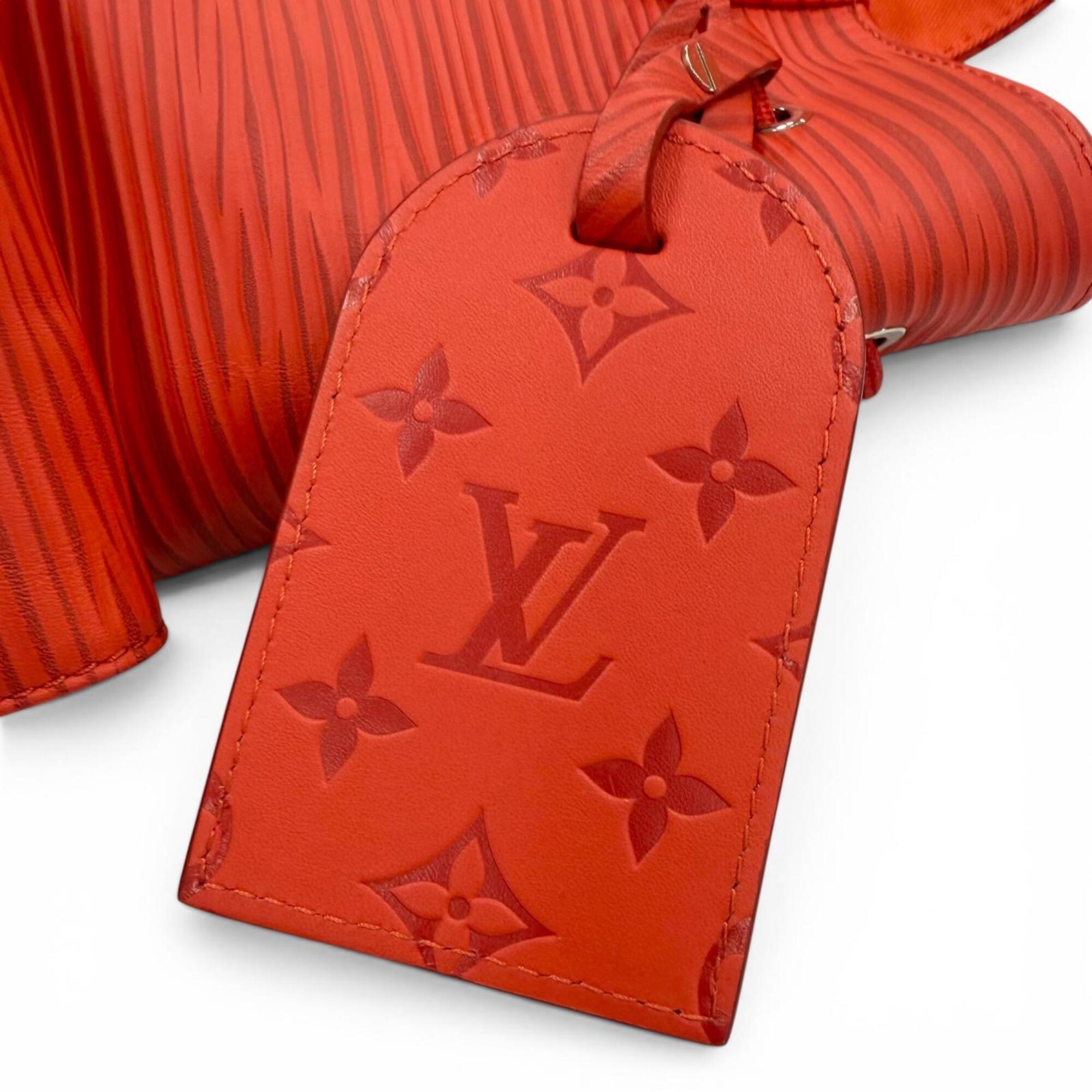 Louis Vuitton Red Color Epi Leather Backpack (Pre-Owned)