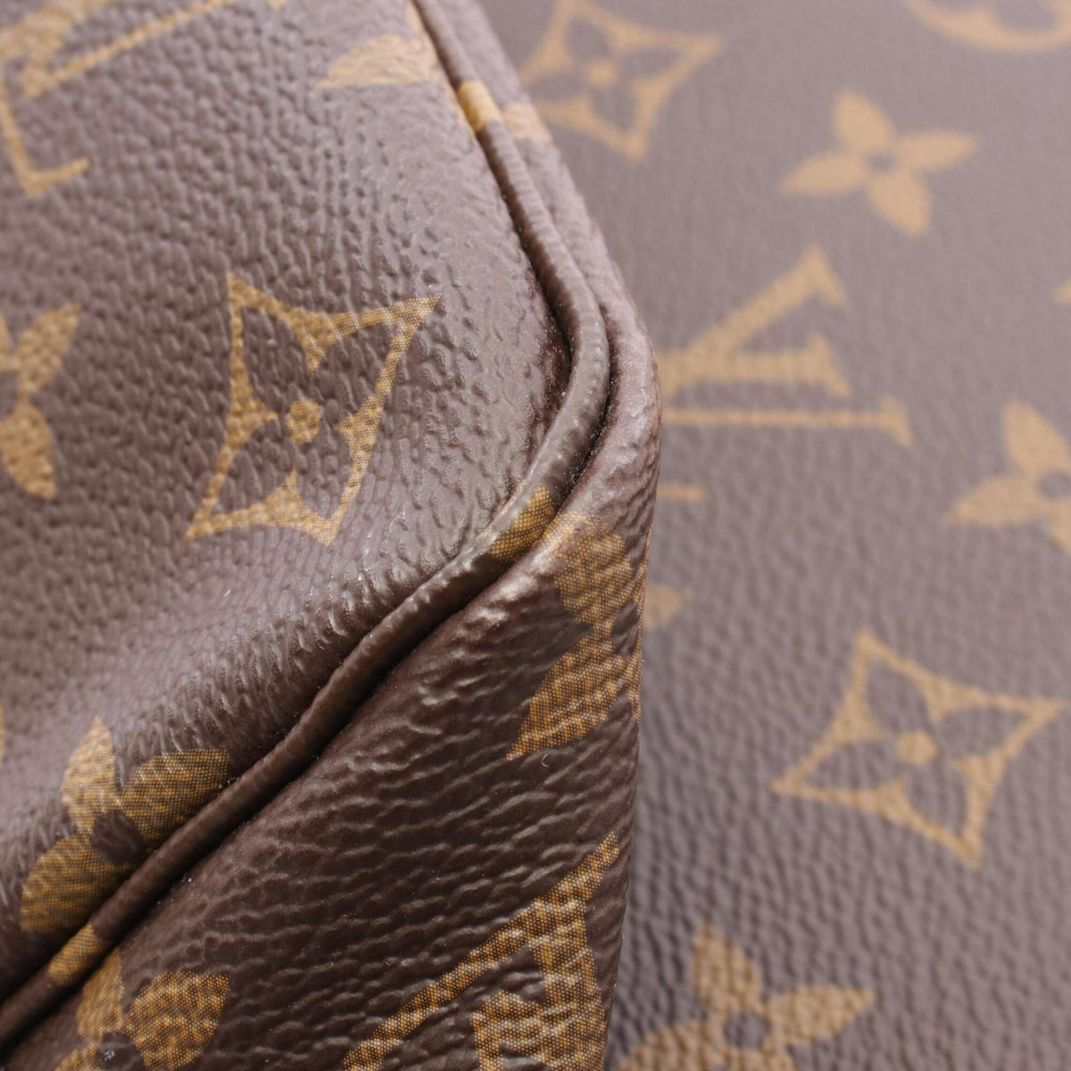 Louis Vuitton Brown Coated Canvas Pvc Monogram Leather Handbag Tote Bag (Pre-Owned)