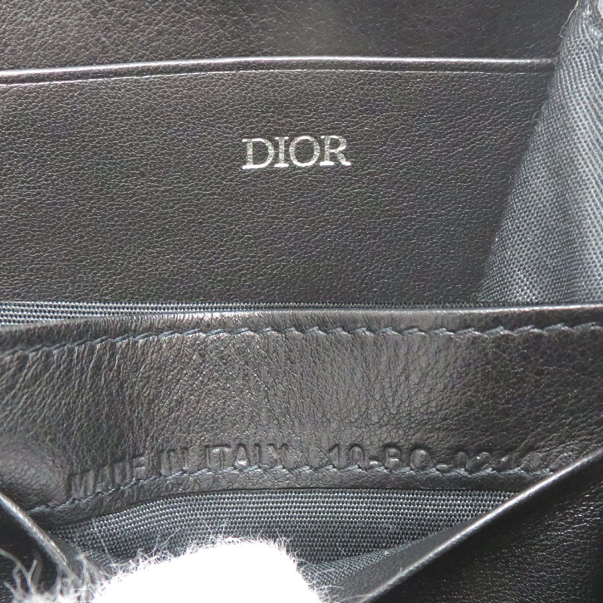 Christian Dior Black Fabric Leather Shoulder Bag (Pre-Owned)