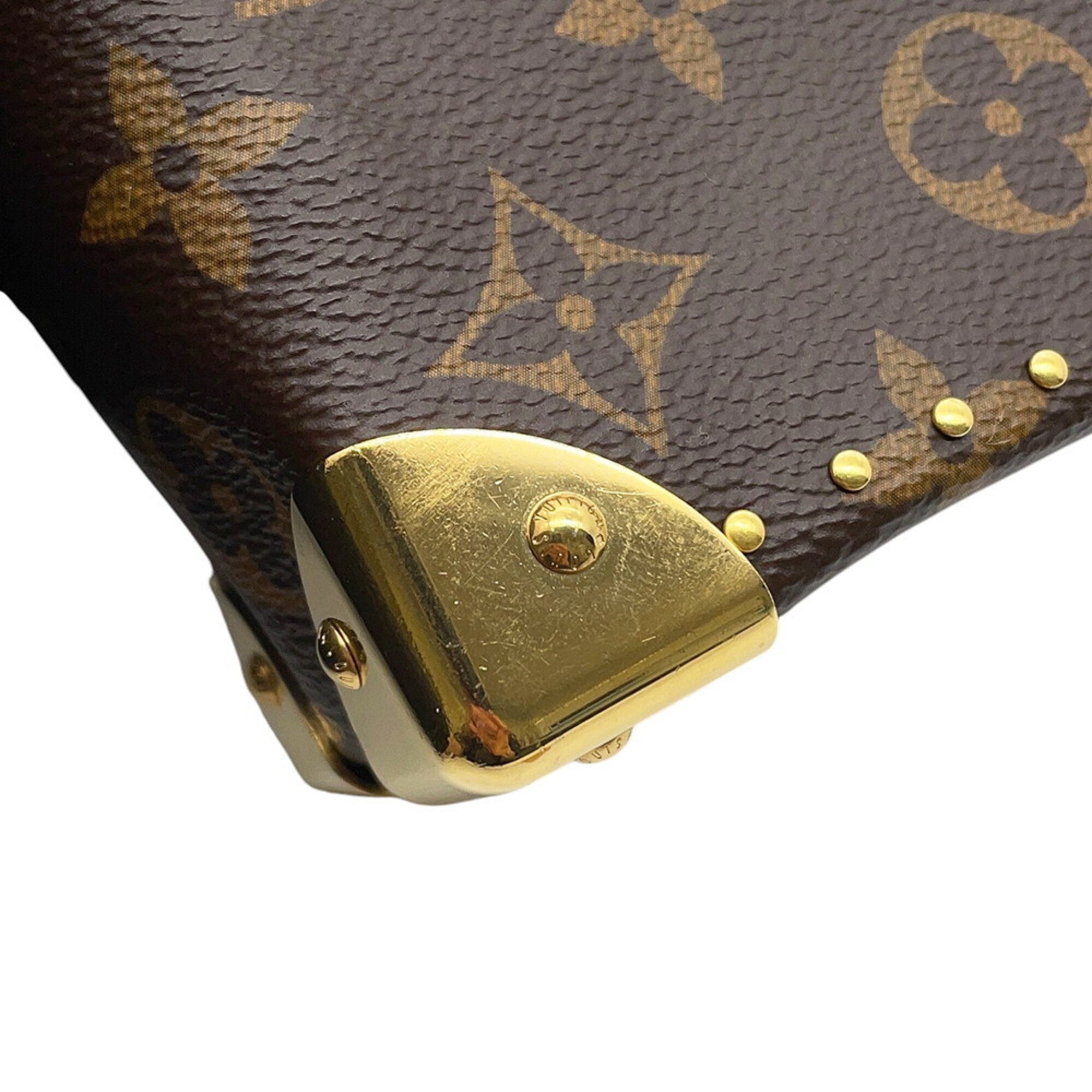 Louis Vuitton Noir Monogram Reverse Monogram Handbag Shoulder Bag (Pre-Owned)
