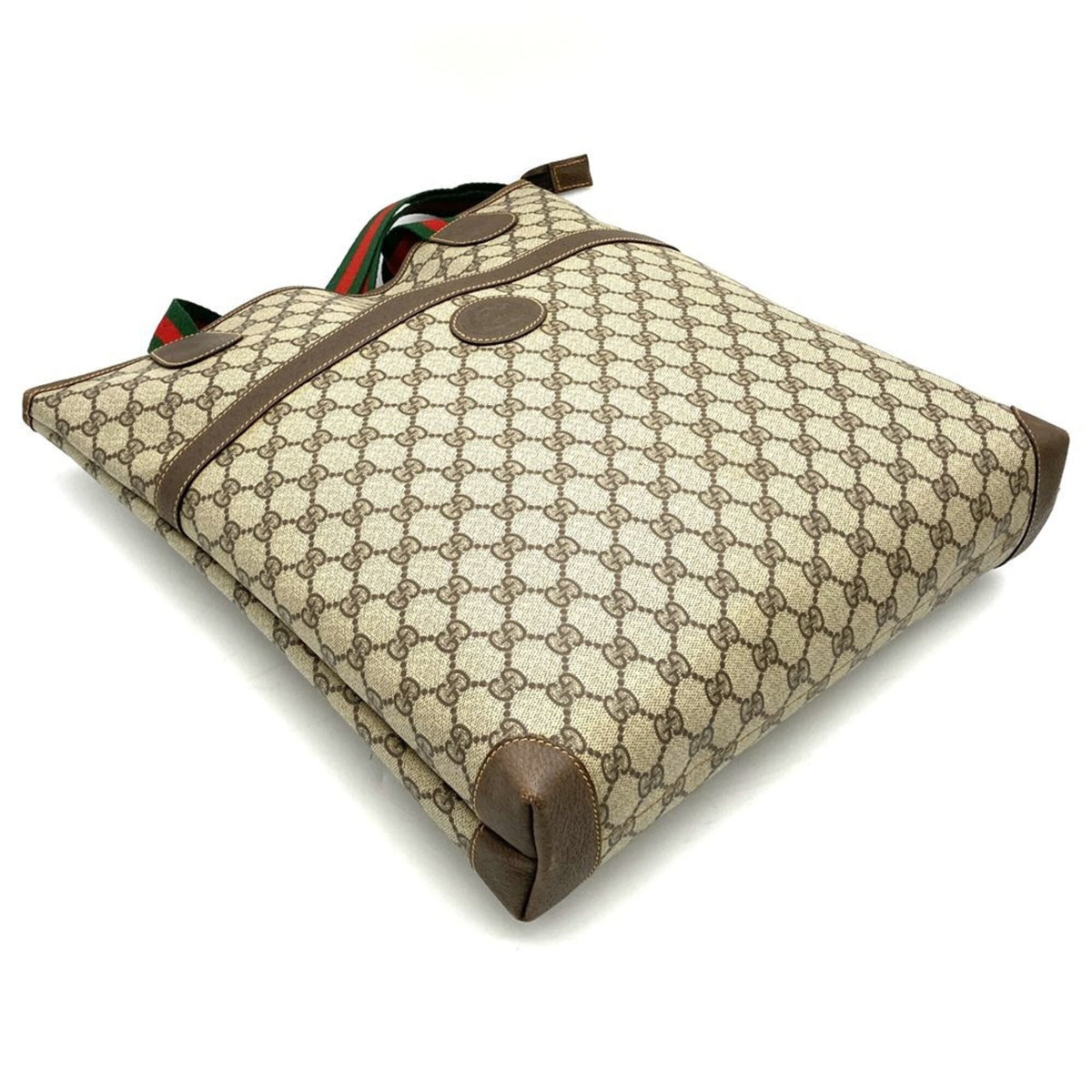 Gucci Brown Gg Supreme Tote Bag (Pre-Owned)