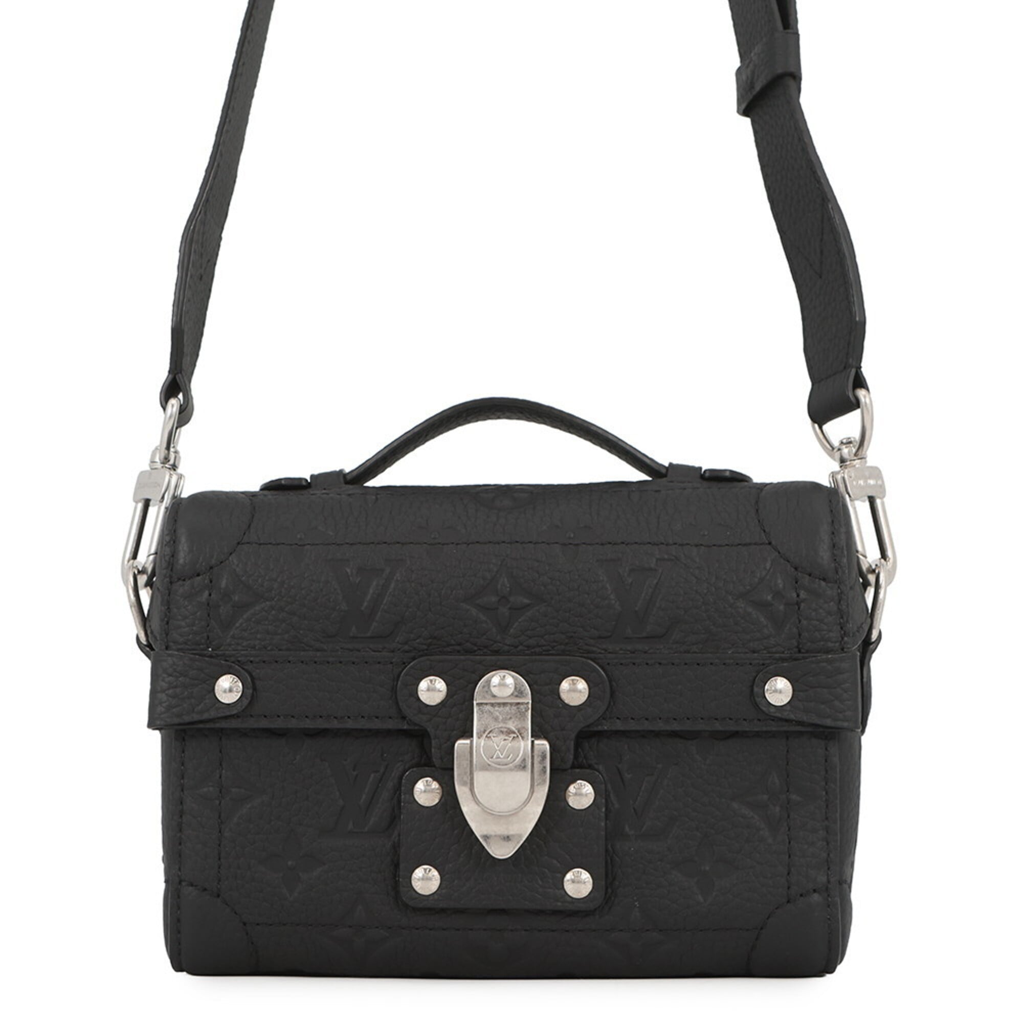 Louis Vuitton Taurillon Black Noir Handbag Shoulder Bag (Pre-Owned)