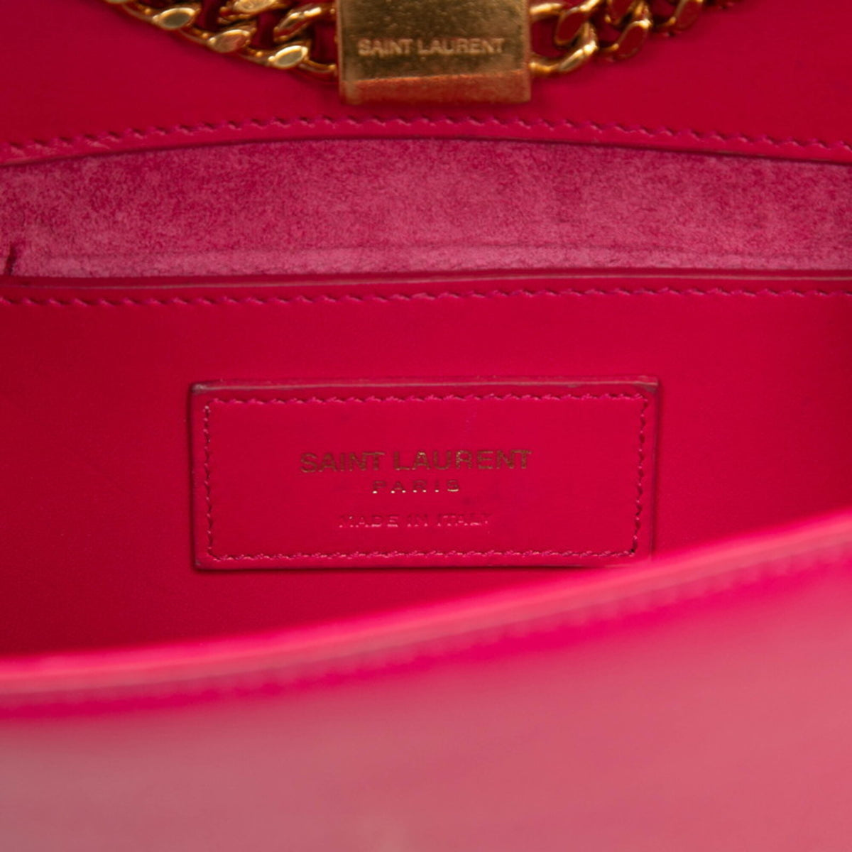 Saint Laurent Pink Leather Shoulder Bag (Pre-Owned)