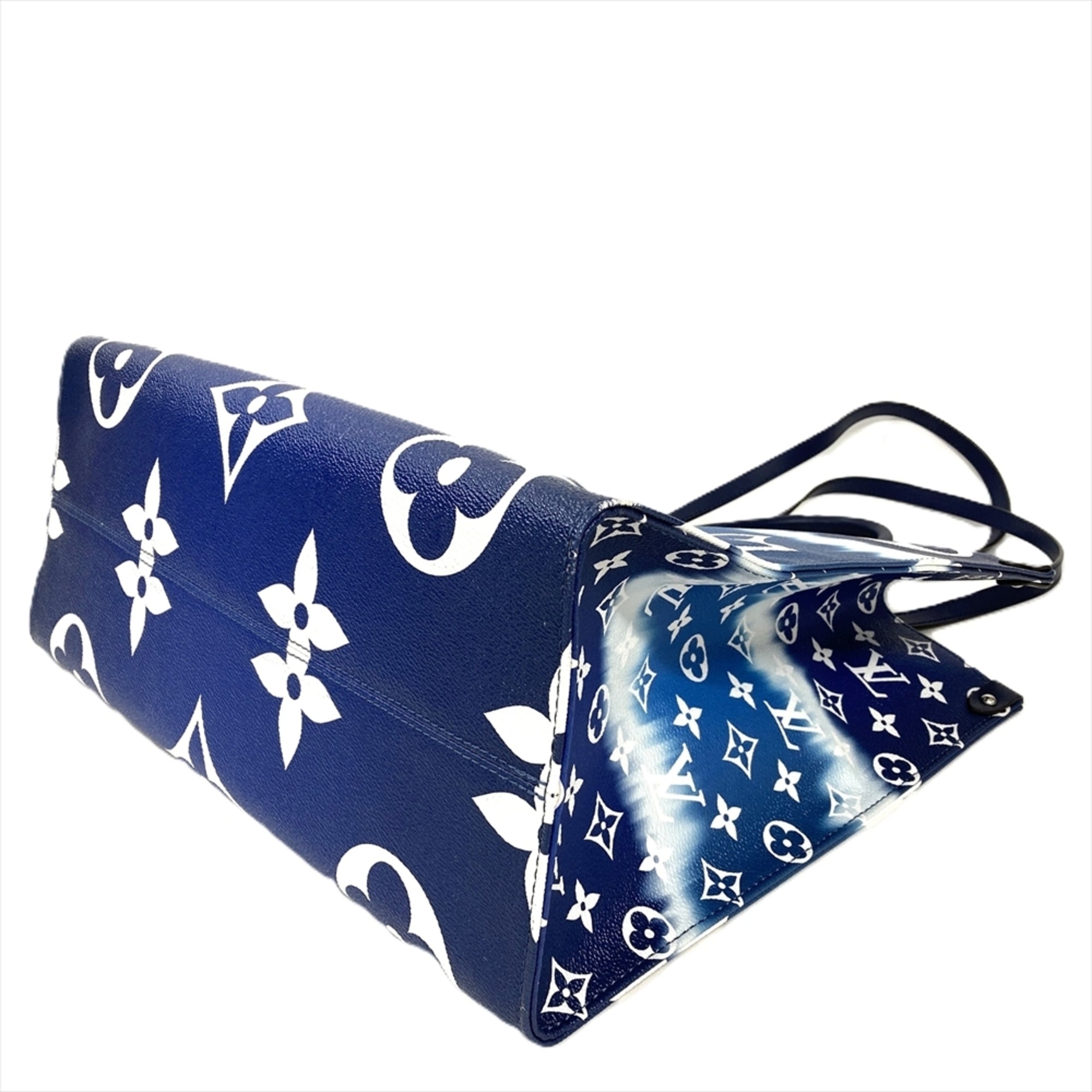 Louis Vuitton Blue Monogram Tote Bag (Pre-Owned)
