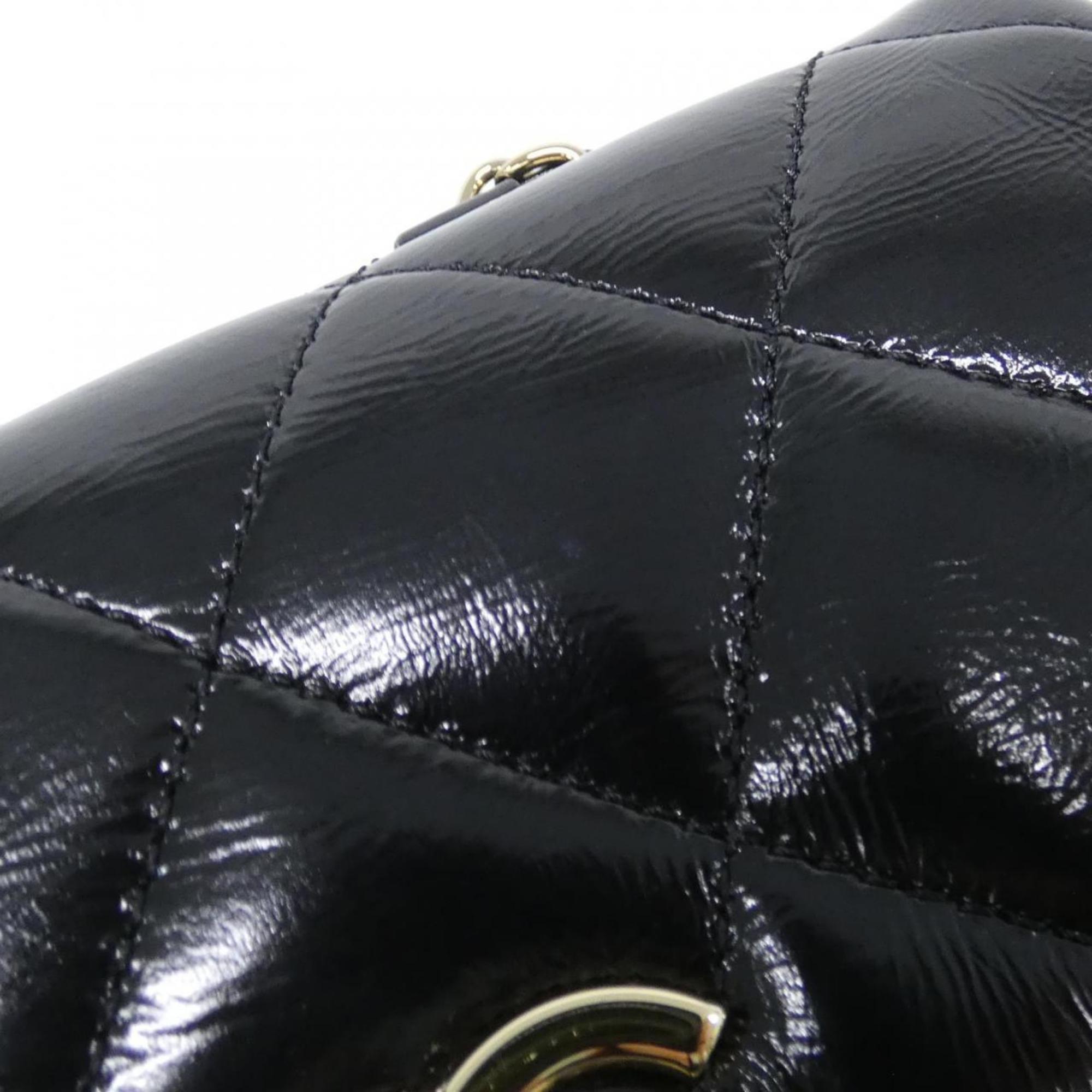 Chanel Black Leather Handbag (Pre-Owned)