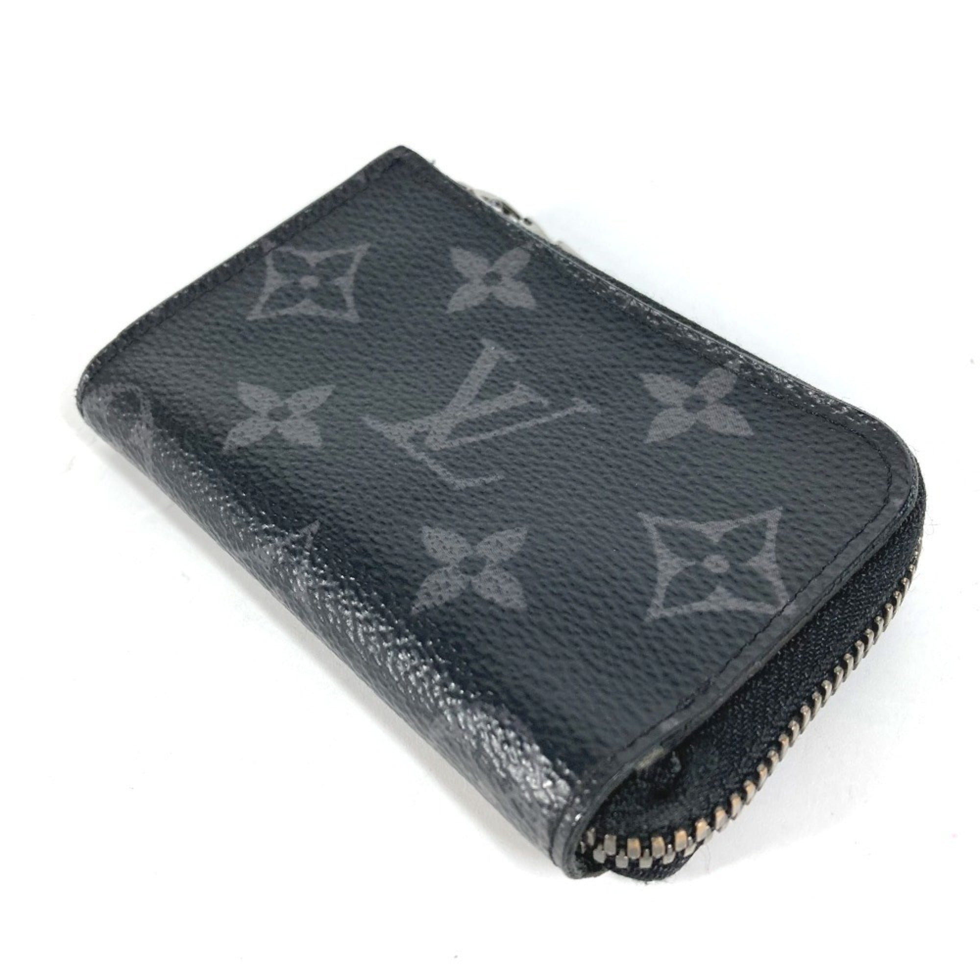 Louis Vuitton Monogram Eclipse Black Monogram Eclipse Coin Purse/Coin Case (Pre-Owned)