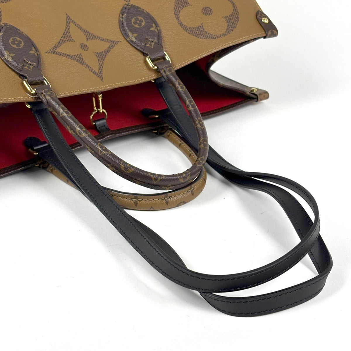 Louis Vuitton Brown Monogram Reverse Tote Bag (Pre-Owned)
