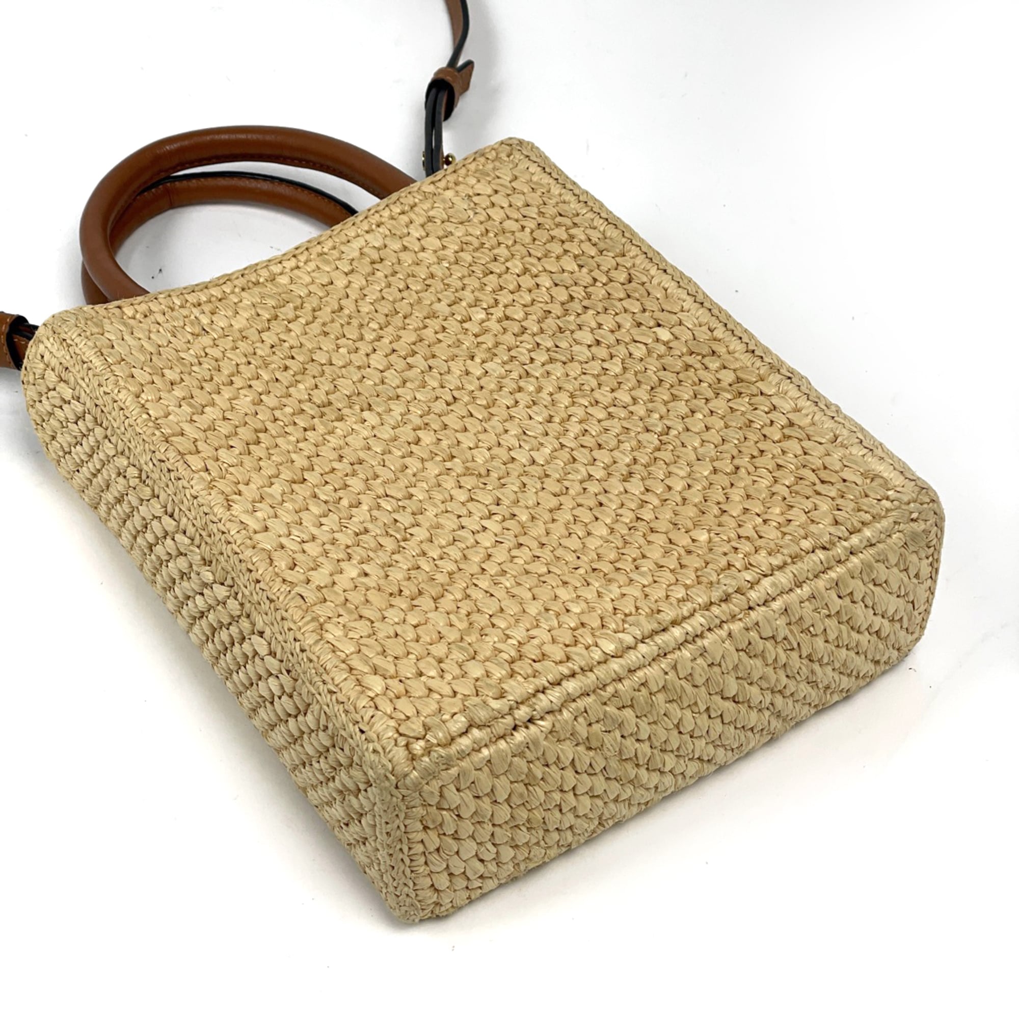 Loewe Beige Raffia Tote Bag (Pre-Owned)