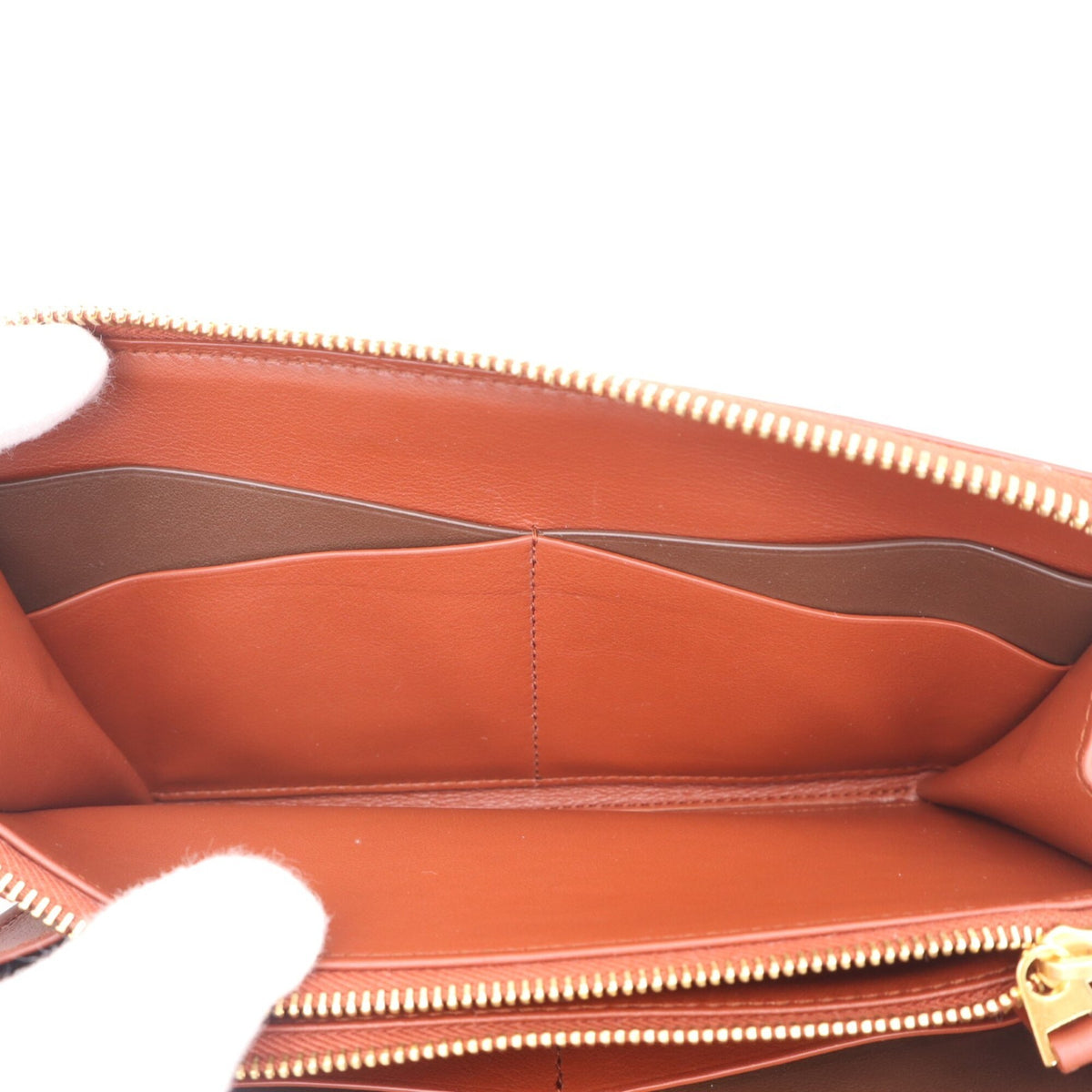 Bottega Veneta Brown Leather Long Wallet (Bi-Fold) (Pre-Owned)